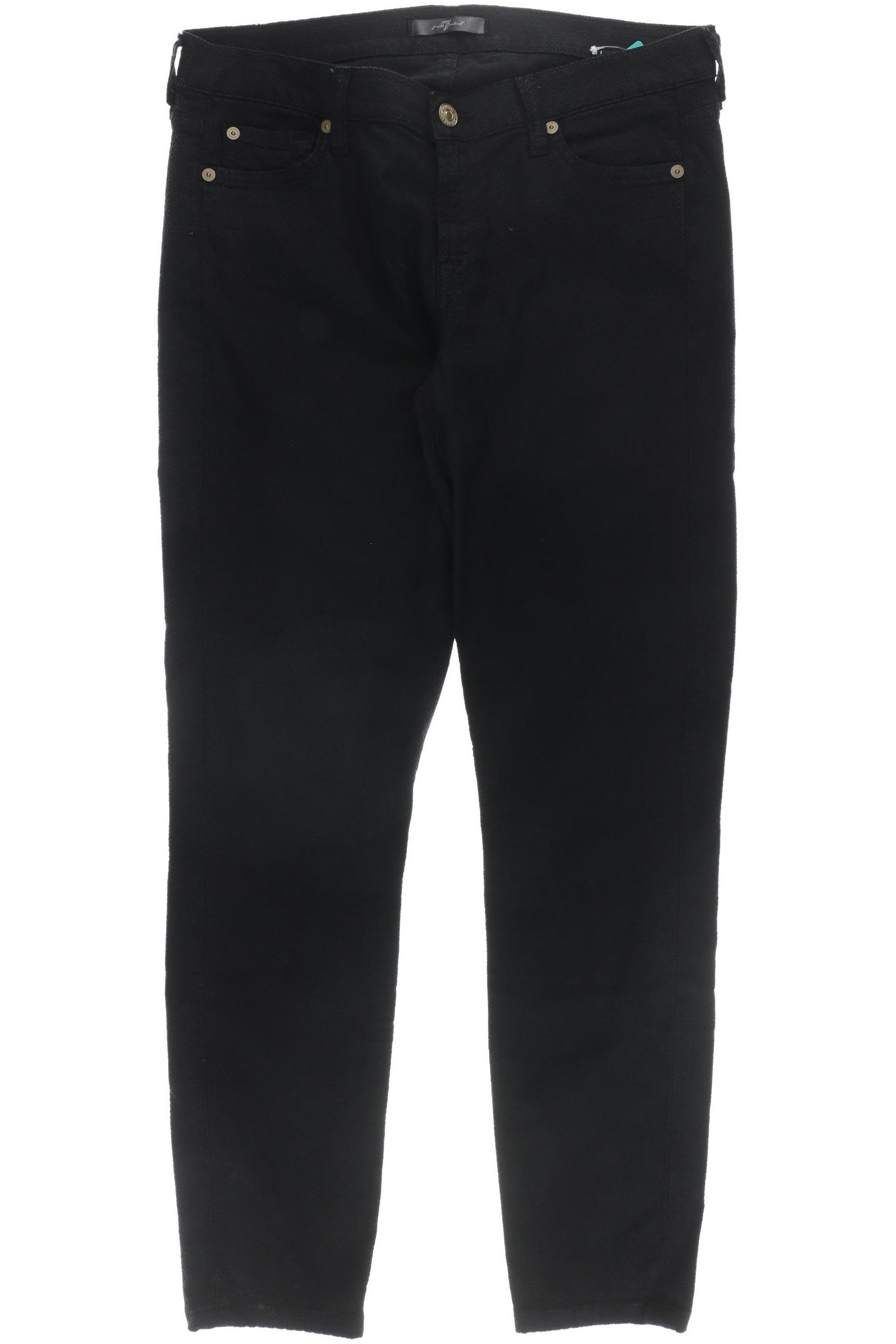 

7 for all mankind Damen Stoffhose, schwarz, Gr. 29