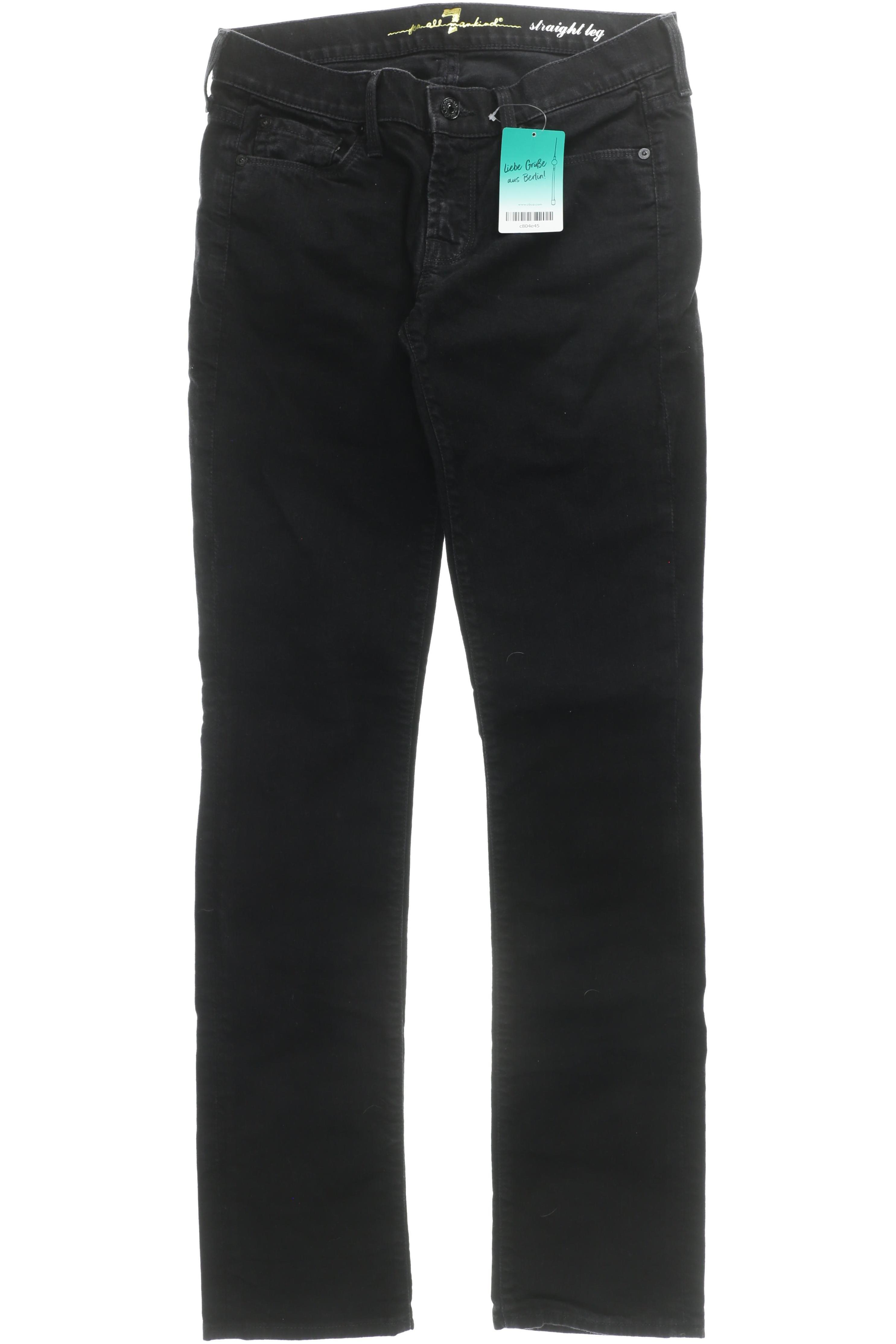 

7 for all mankind Damen Jeans, schwarz, Gr. 28