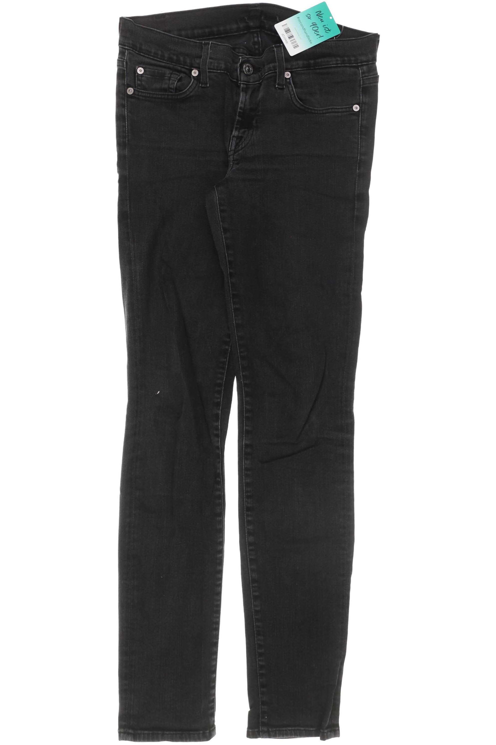 

7 for all mankind Damen Jeans, schwarz, Gr. 28