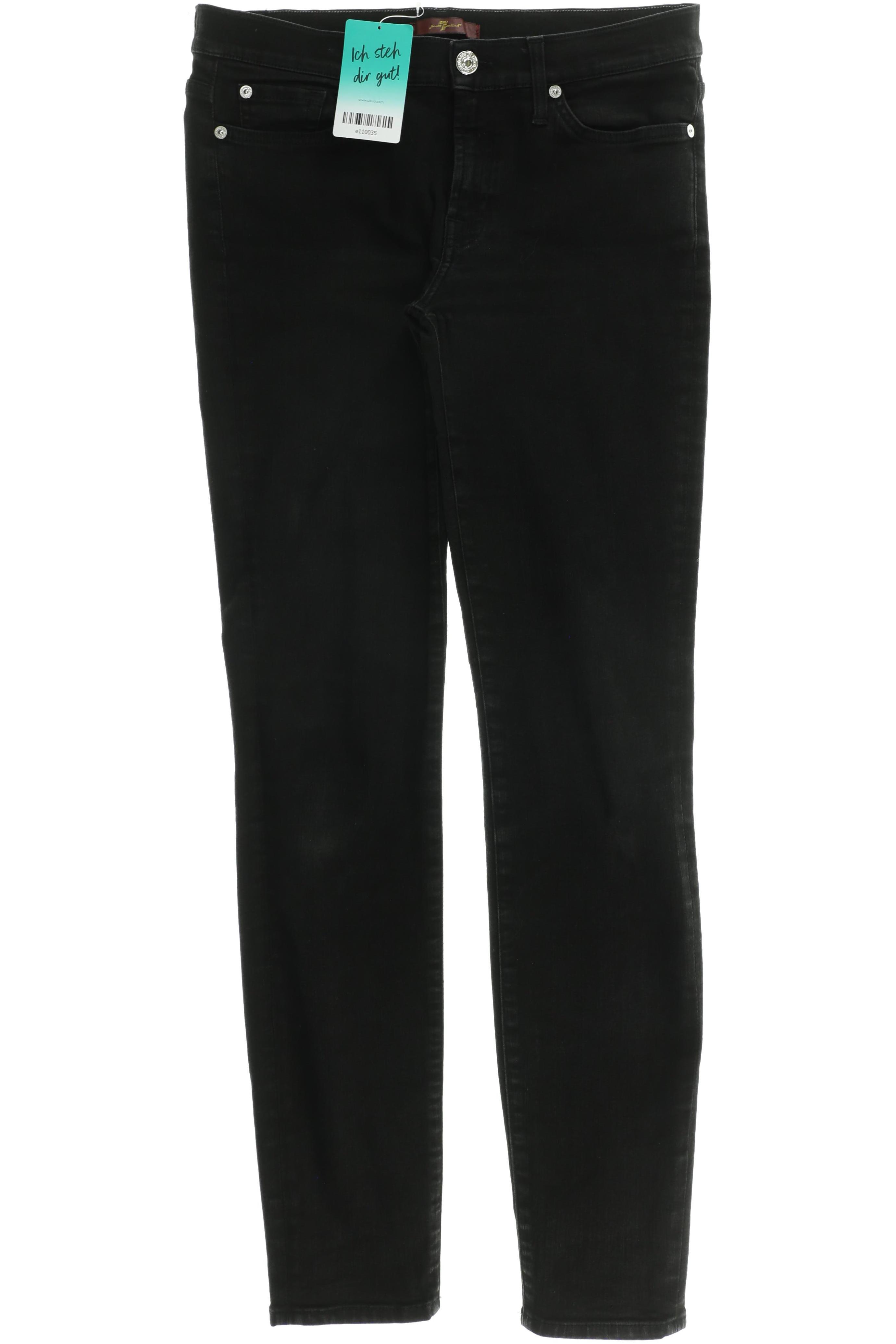 

7 for all mankind Damen Jeans, schwarz, Gr. 28
