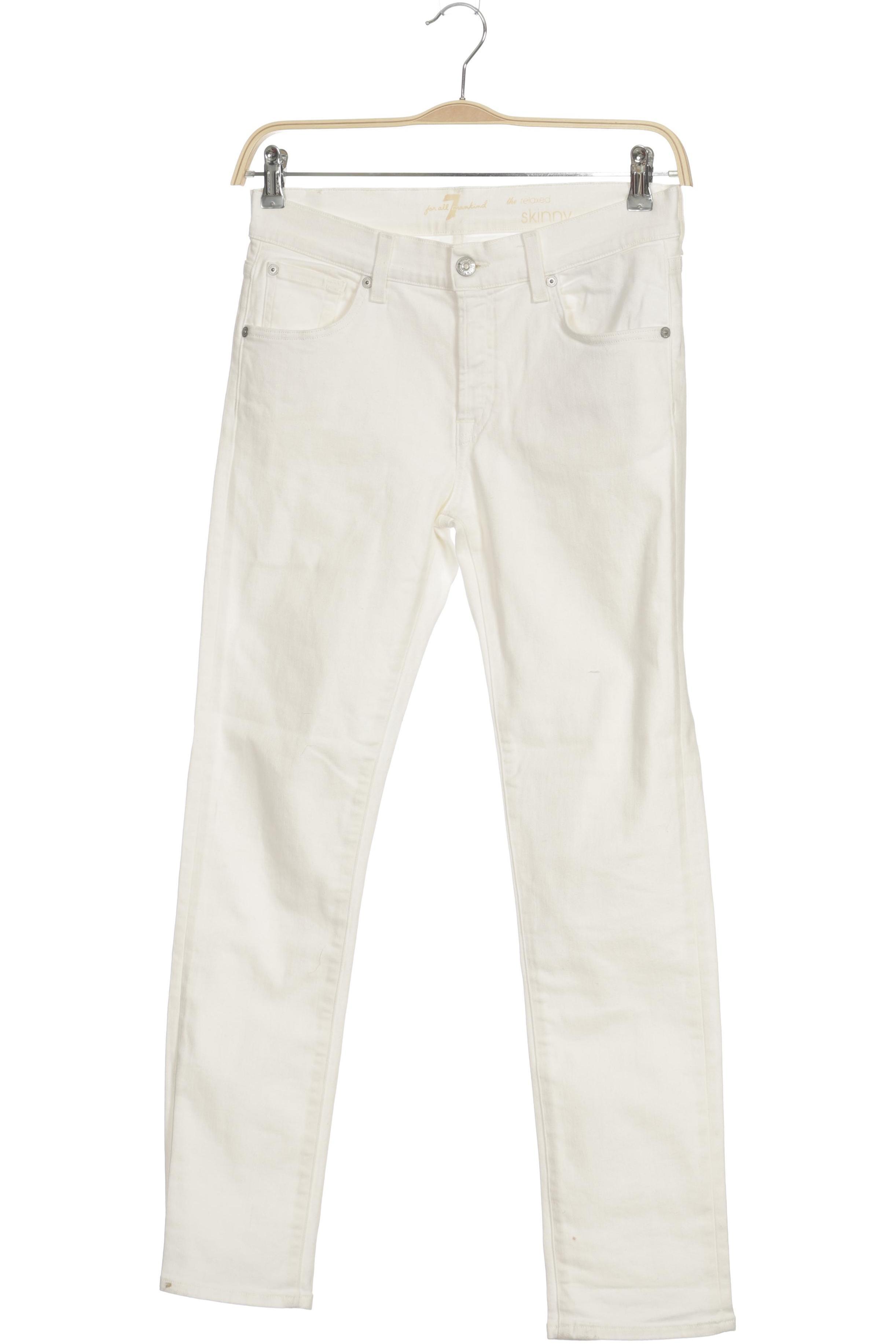 

7 for all mankind Damen Jeans, weiß, Gr. 27