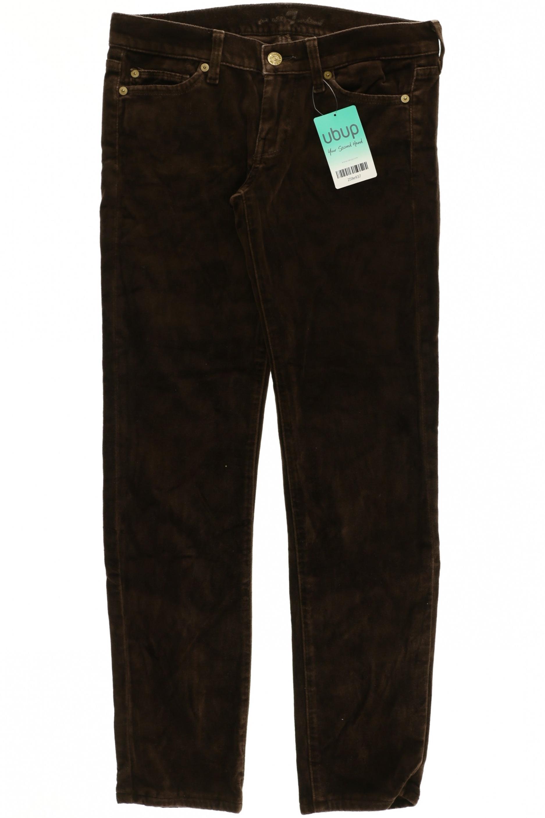 

7 for all mankind Damen Stoffhose, braun, Gr. 25