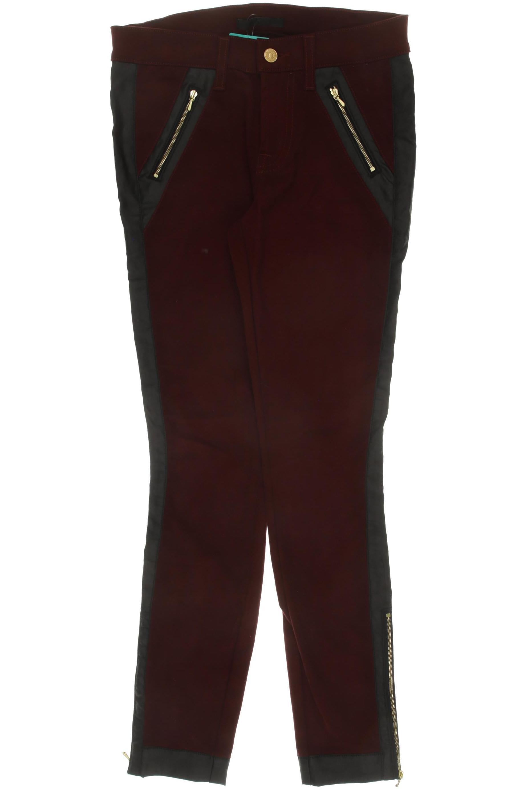 

7 for all mankind Damen Stoffhose, rot, Gr. 26