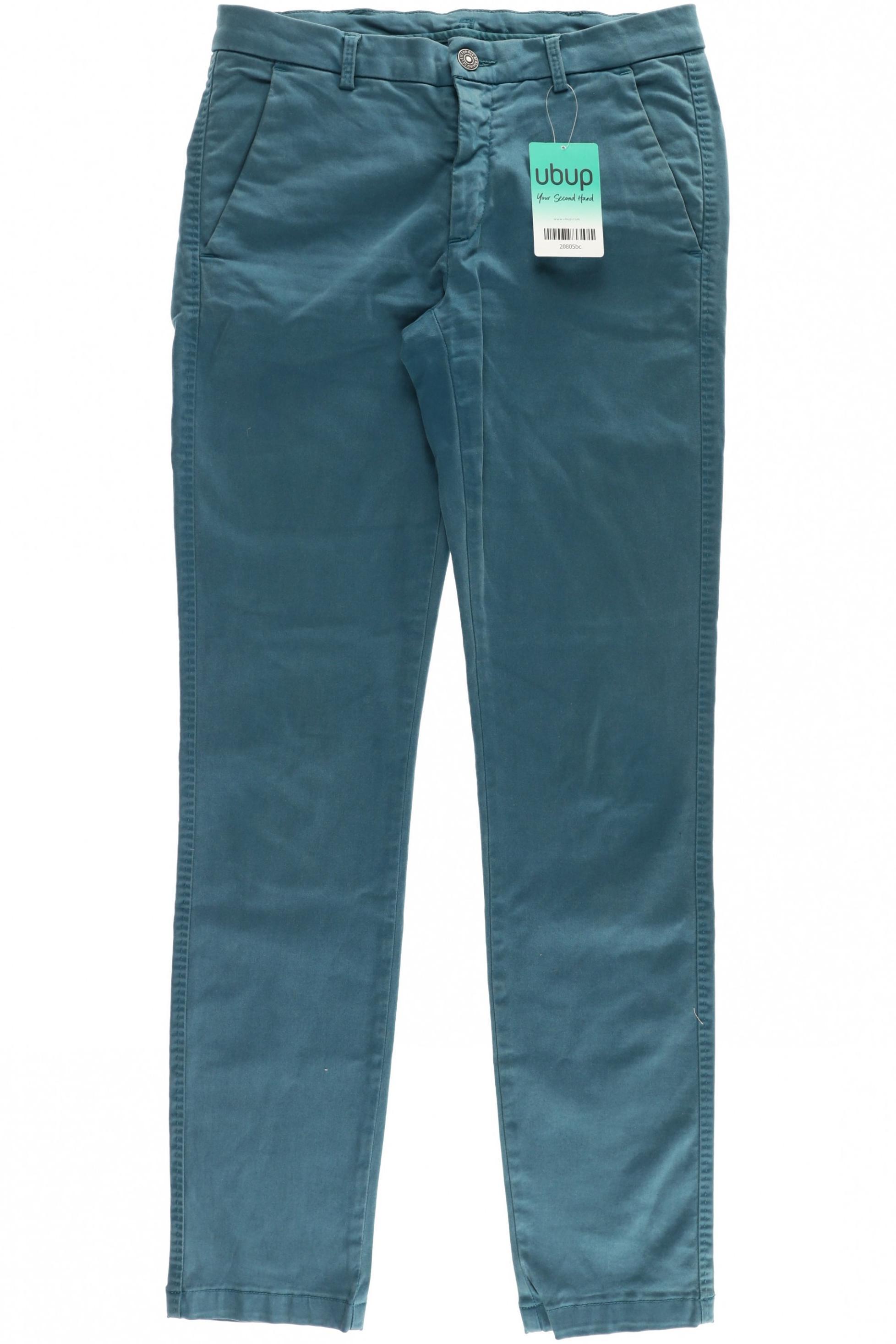 

7 for all mankind Damen Stoffhose, türkis, Gr. 26