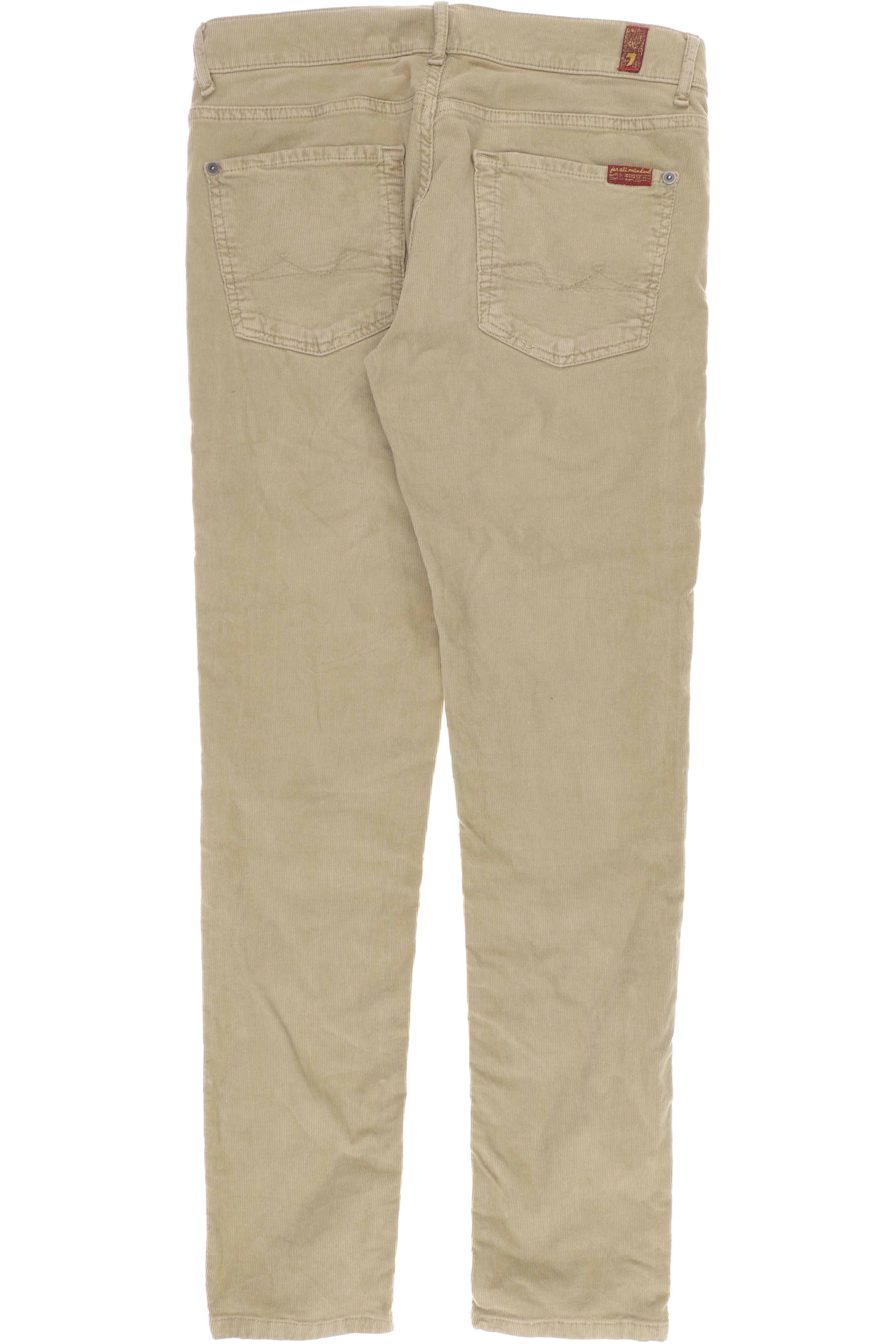 

7 for all mankind Damen Stoffhose, beige, Gr. 28