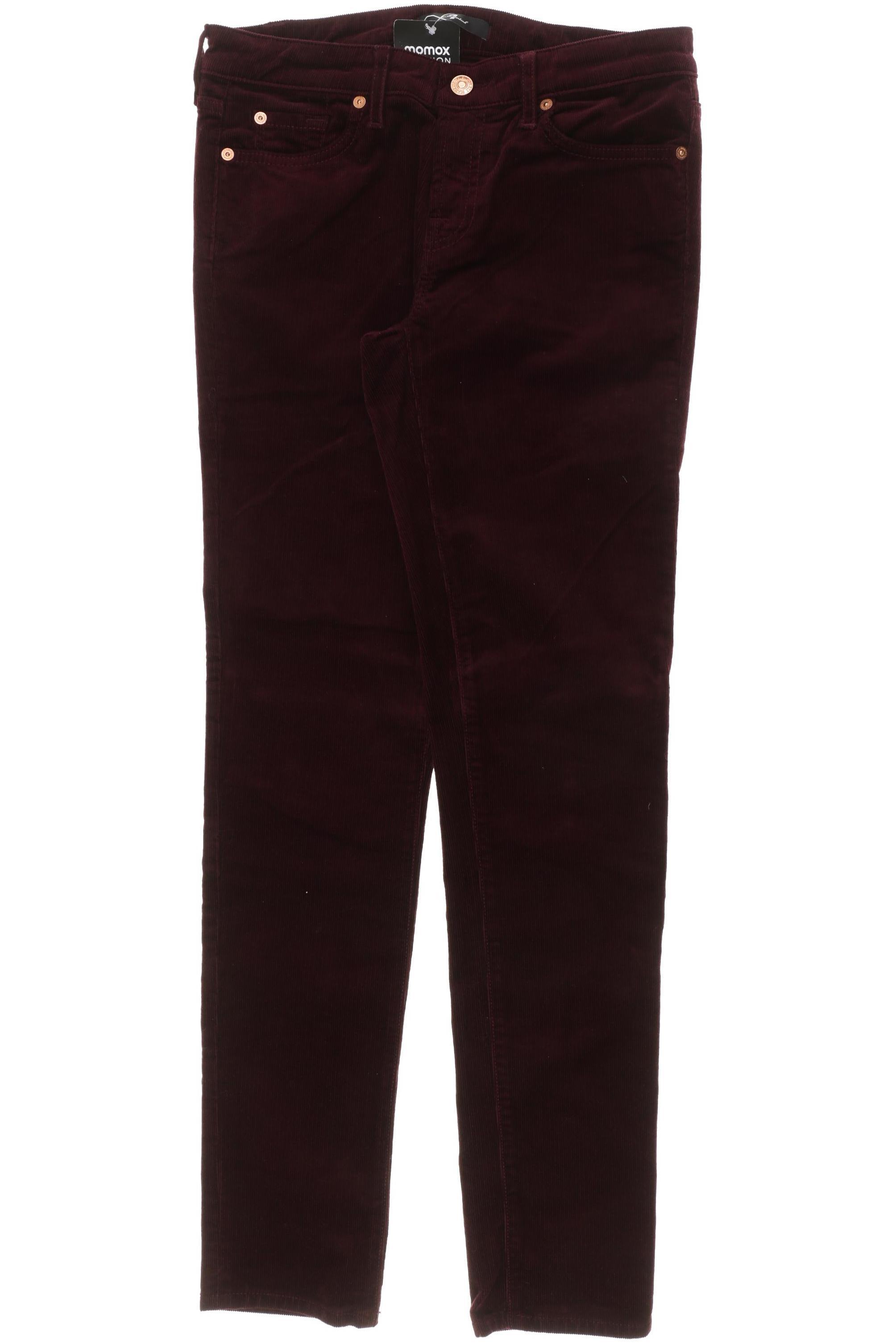 

7 for all mankind Damen Stoffhose, rot, Gr. 26