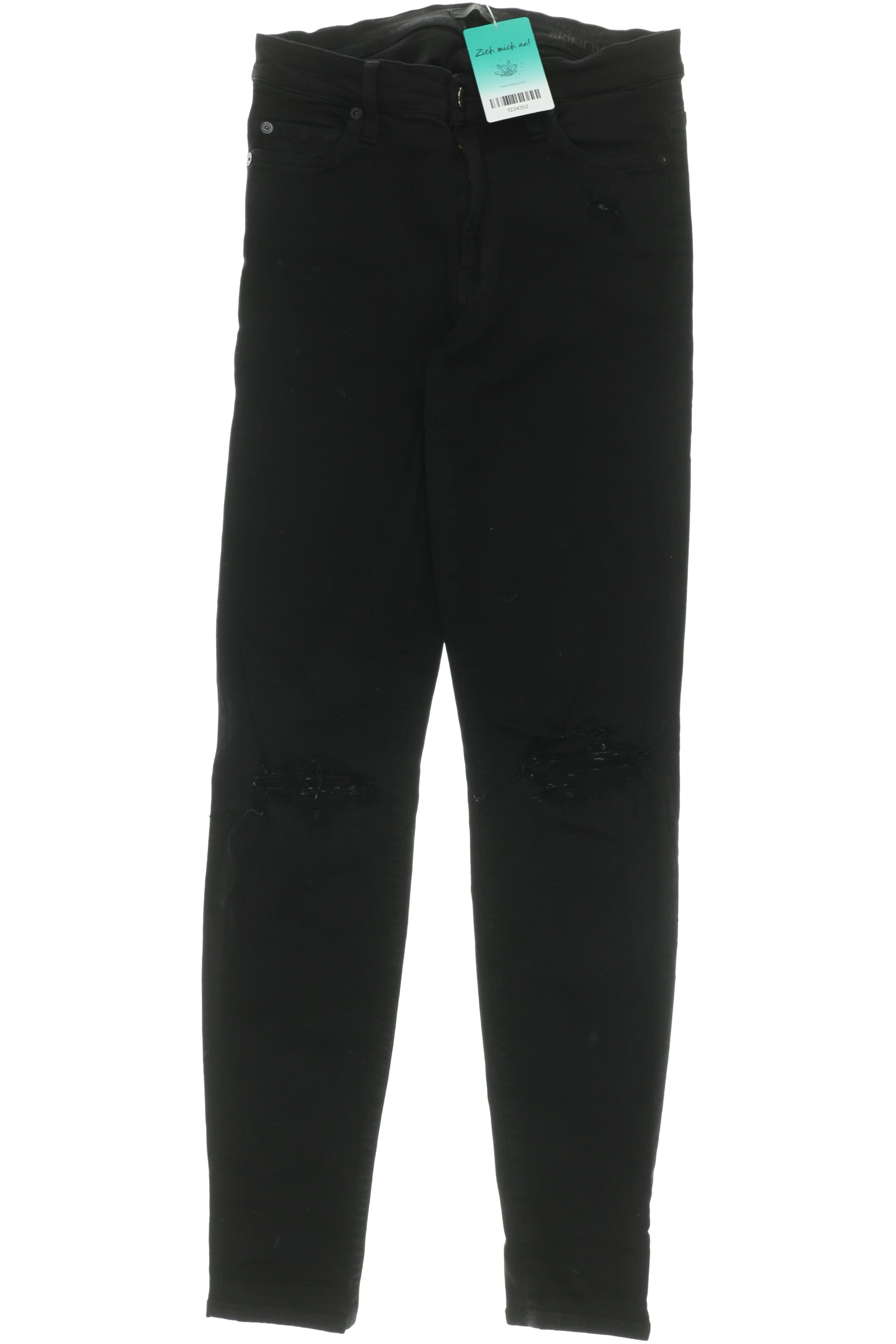 

7 for all mankind Damen Jeans, schwarz, Gr. 26