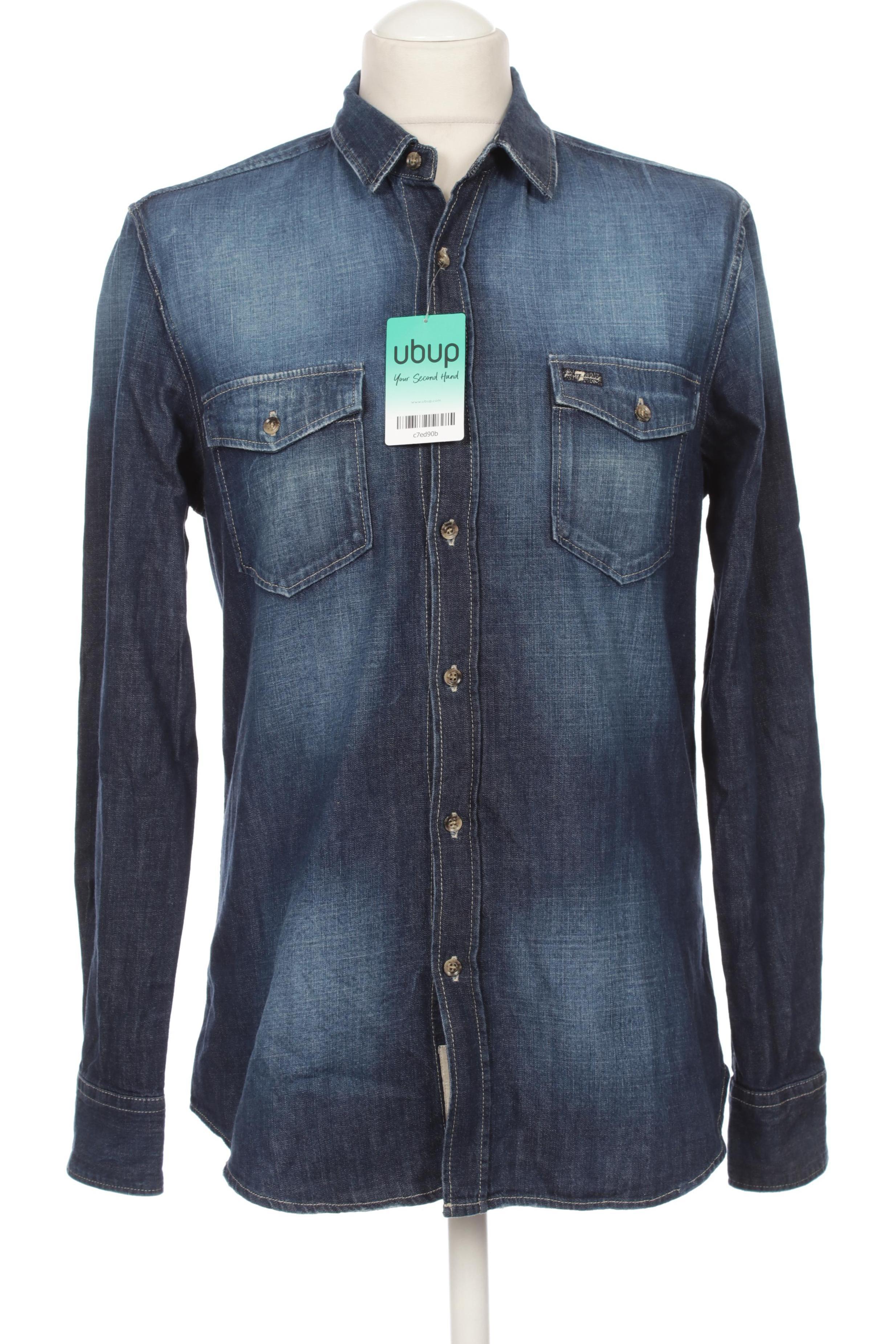 Thumbnail - 7 for all mankind Herren Hemd, blau, Gr.