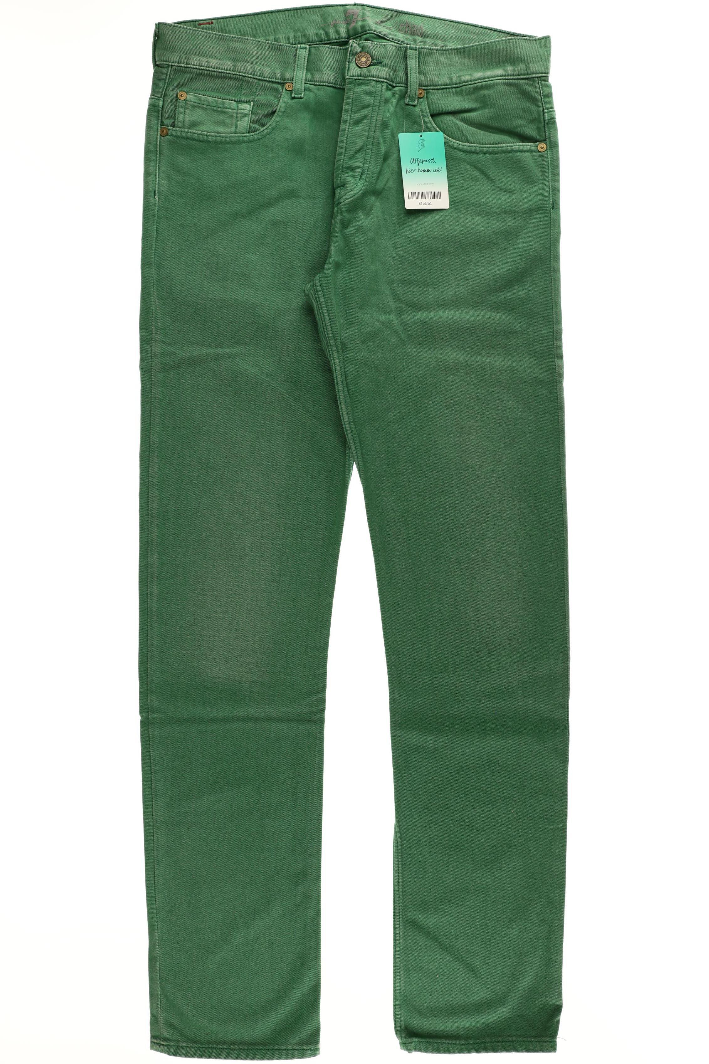 Thumbnail - 7 for all mankind Herren Jeans, grün, Gr. 33