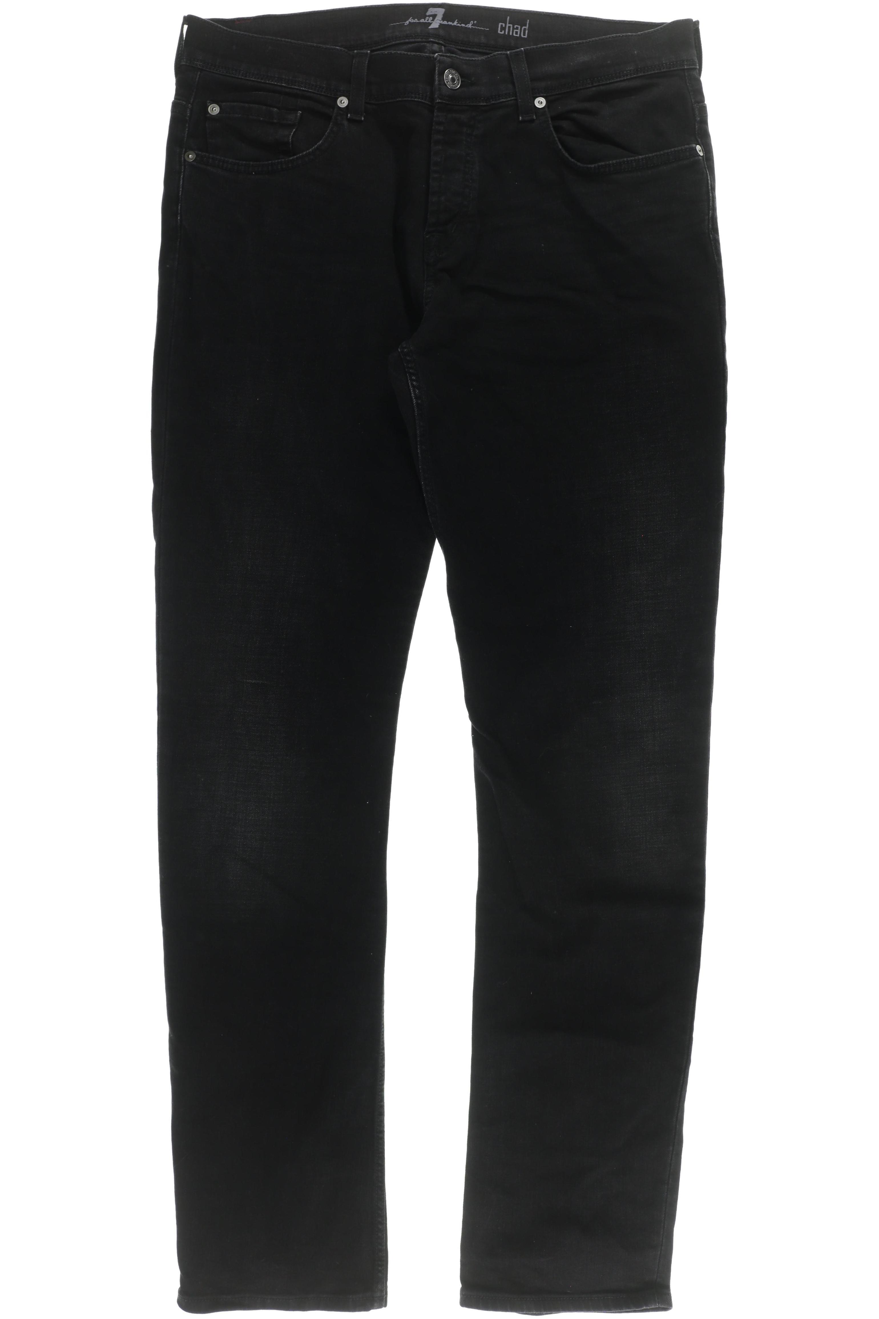 

7 for all mankind Herren Jeans, schwarz, Gr. 33