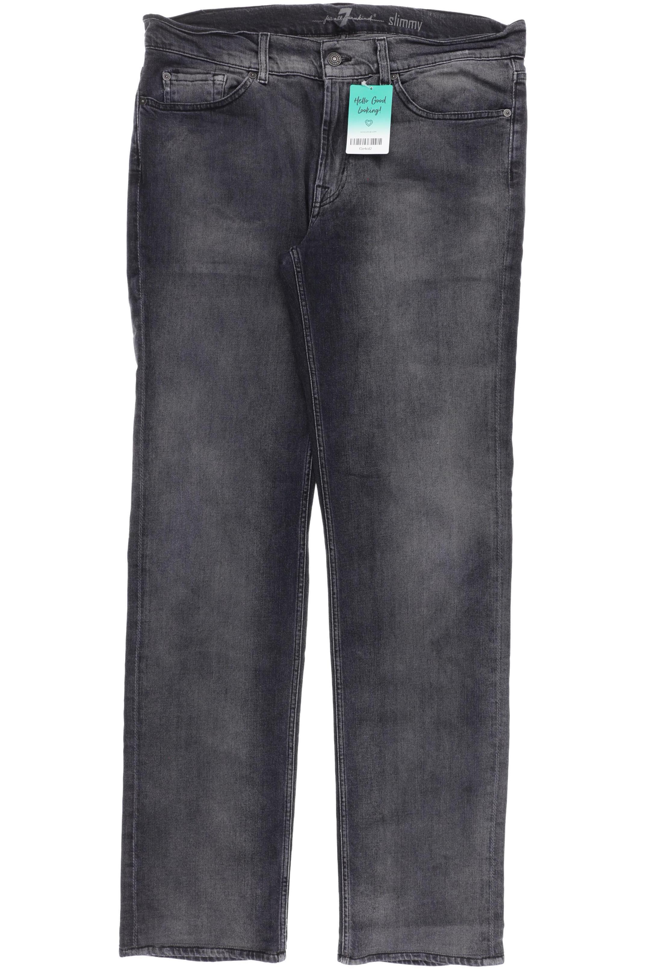 

7 for all mankind Herren Jeans, grau, Gr. 34
