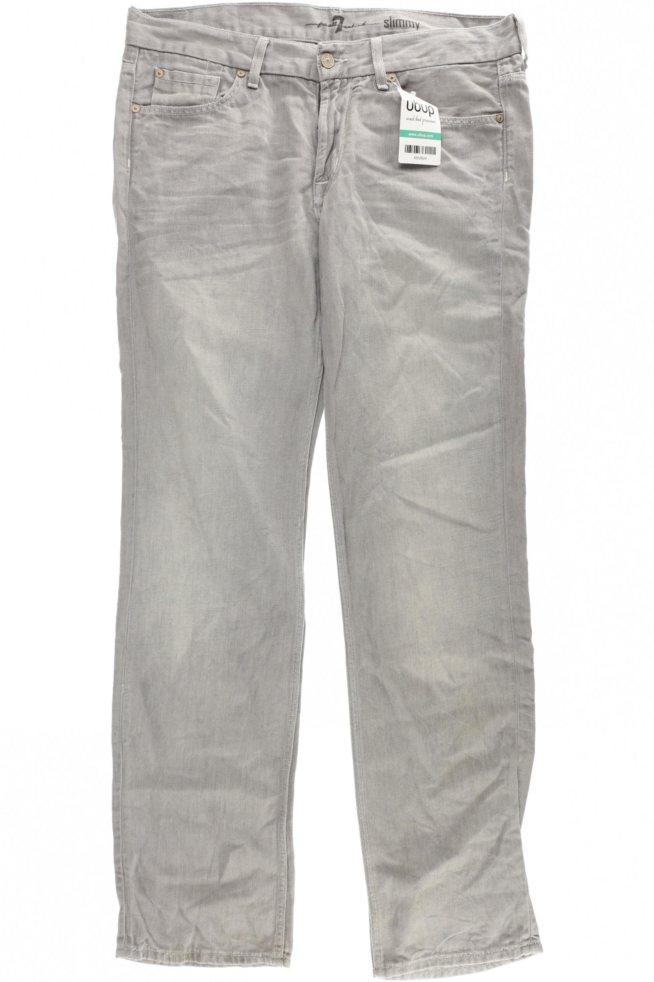 

7 for all mankind Herren Jeans, grau, Gr. 34