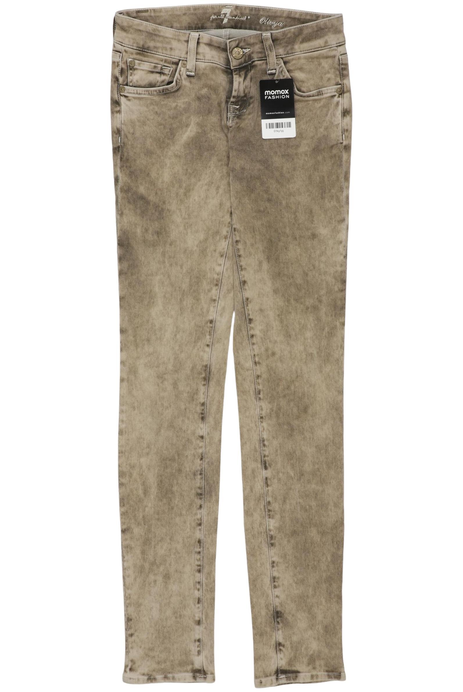 

7 for all mankind Damen Jeans, beige, Gr. 26