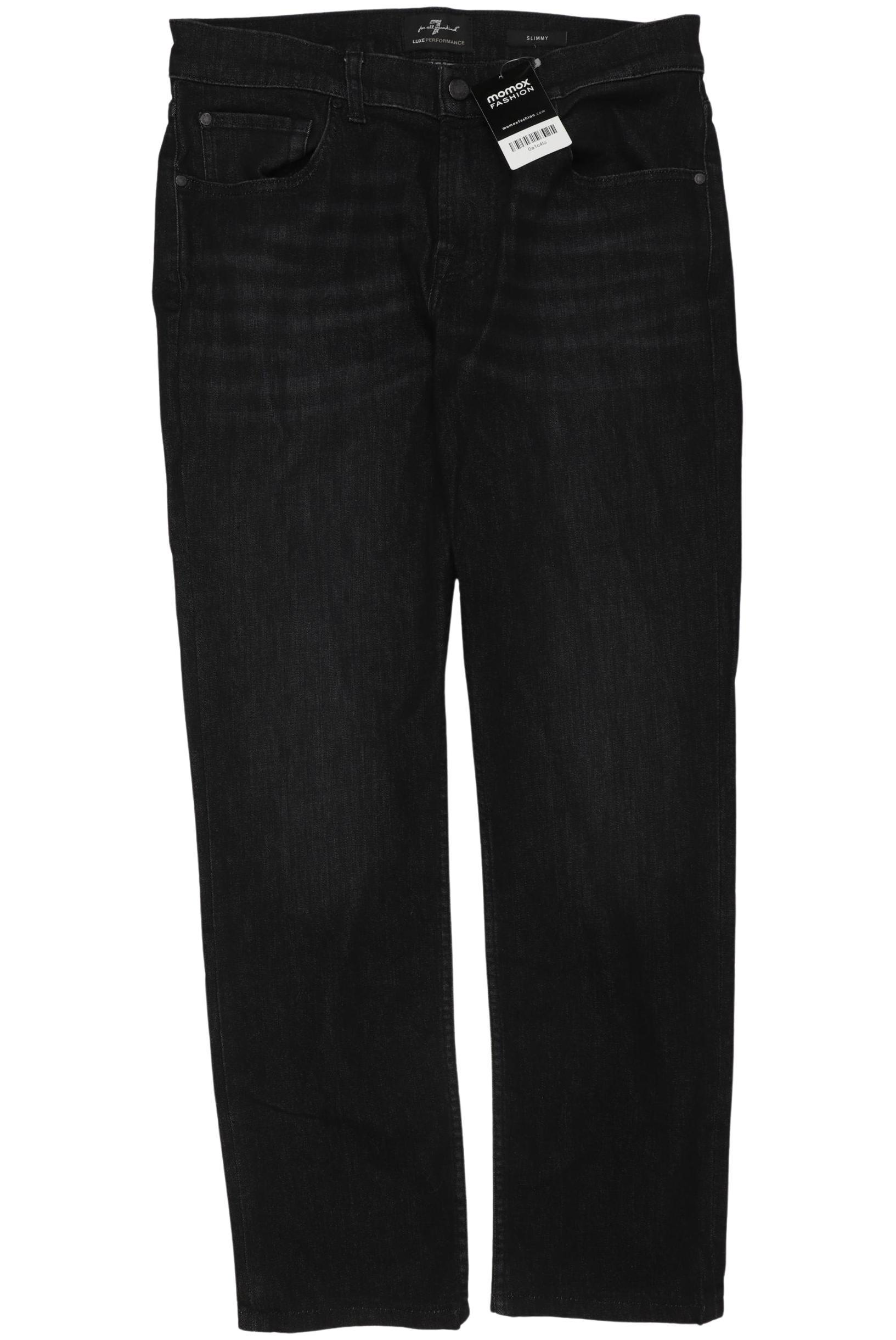 

7 for all mankind Herren Jeans, schwarz, Gr. 33