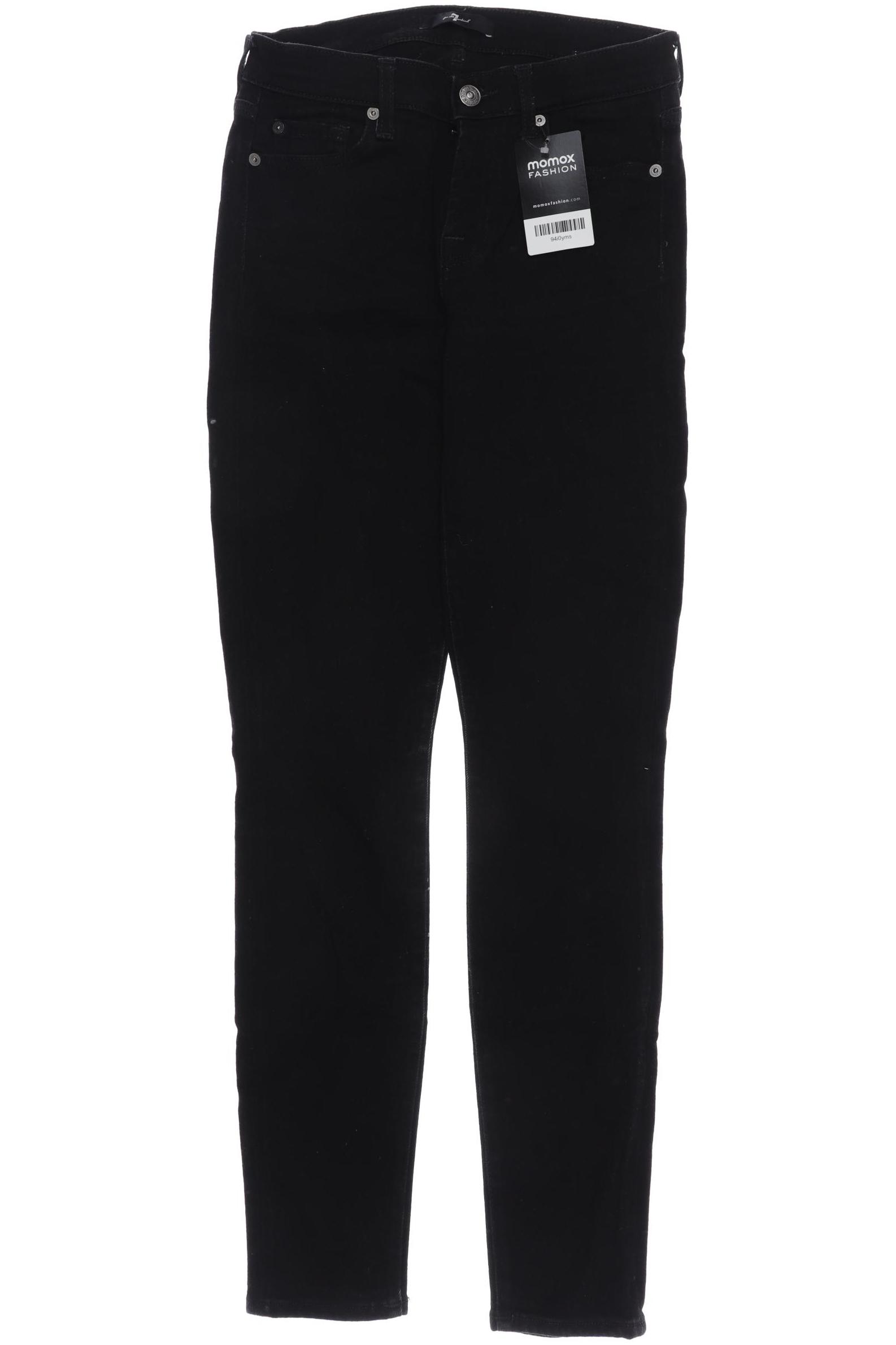 

7 for all mankind Damen Jeans, schwarz, Gr. 28
