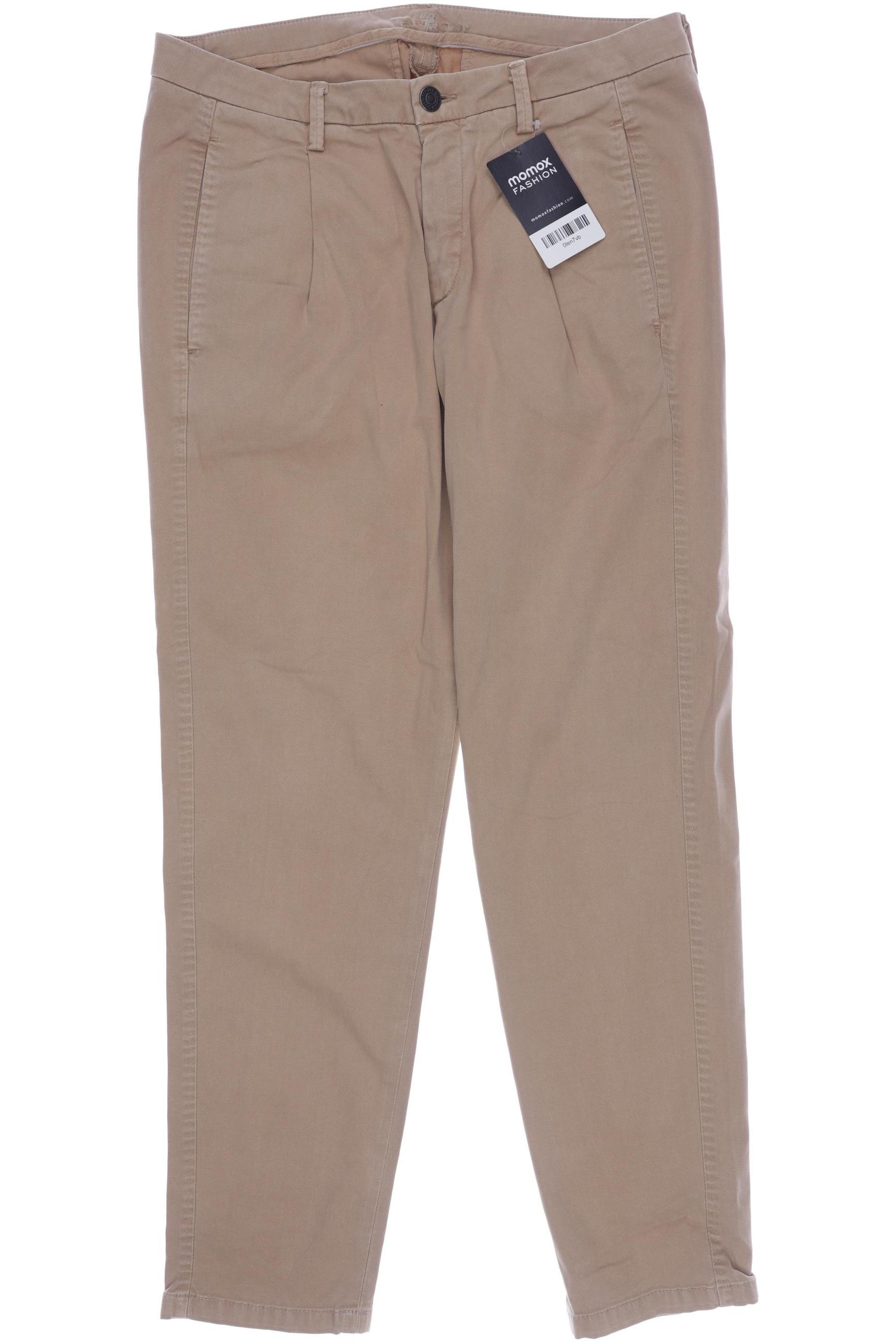 

7 for all mankind Damen Stoffhose, beige, Gr. 25