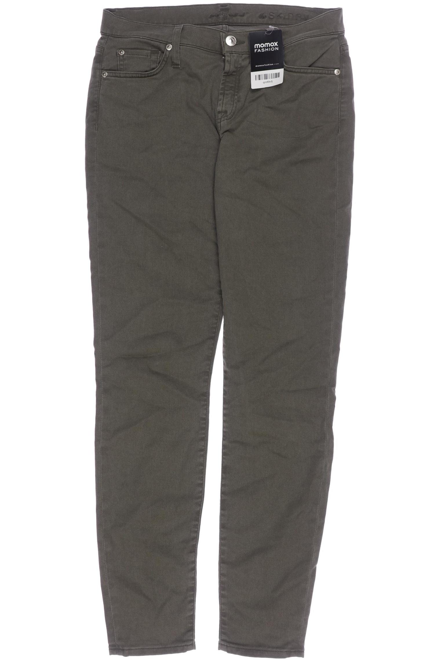 

7 for all mankind Damen Jeans, grün, Gr. 28