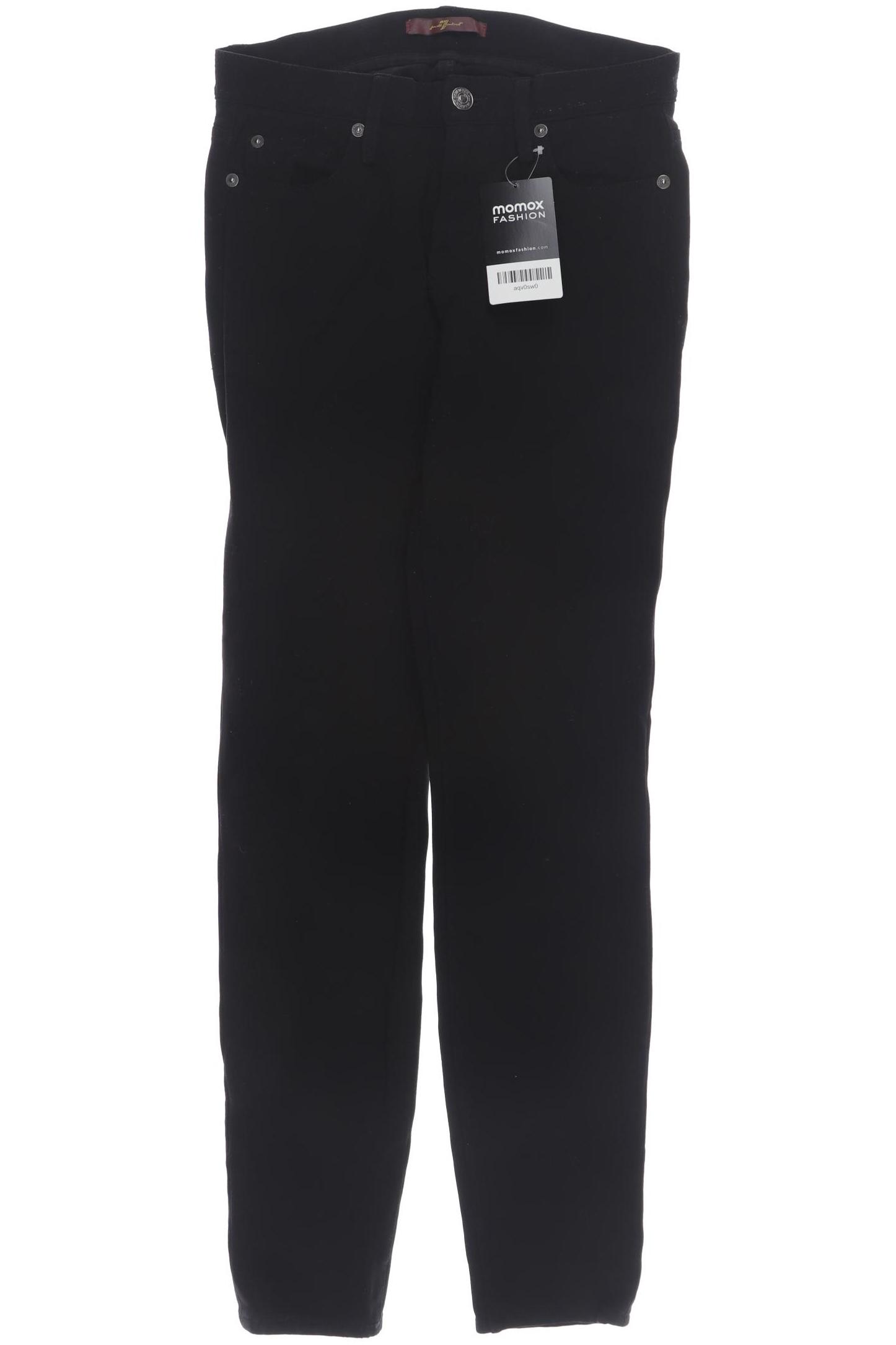 

7 for all mankind Damen Stoffhose, schwarz, Gr. 27