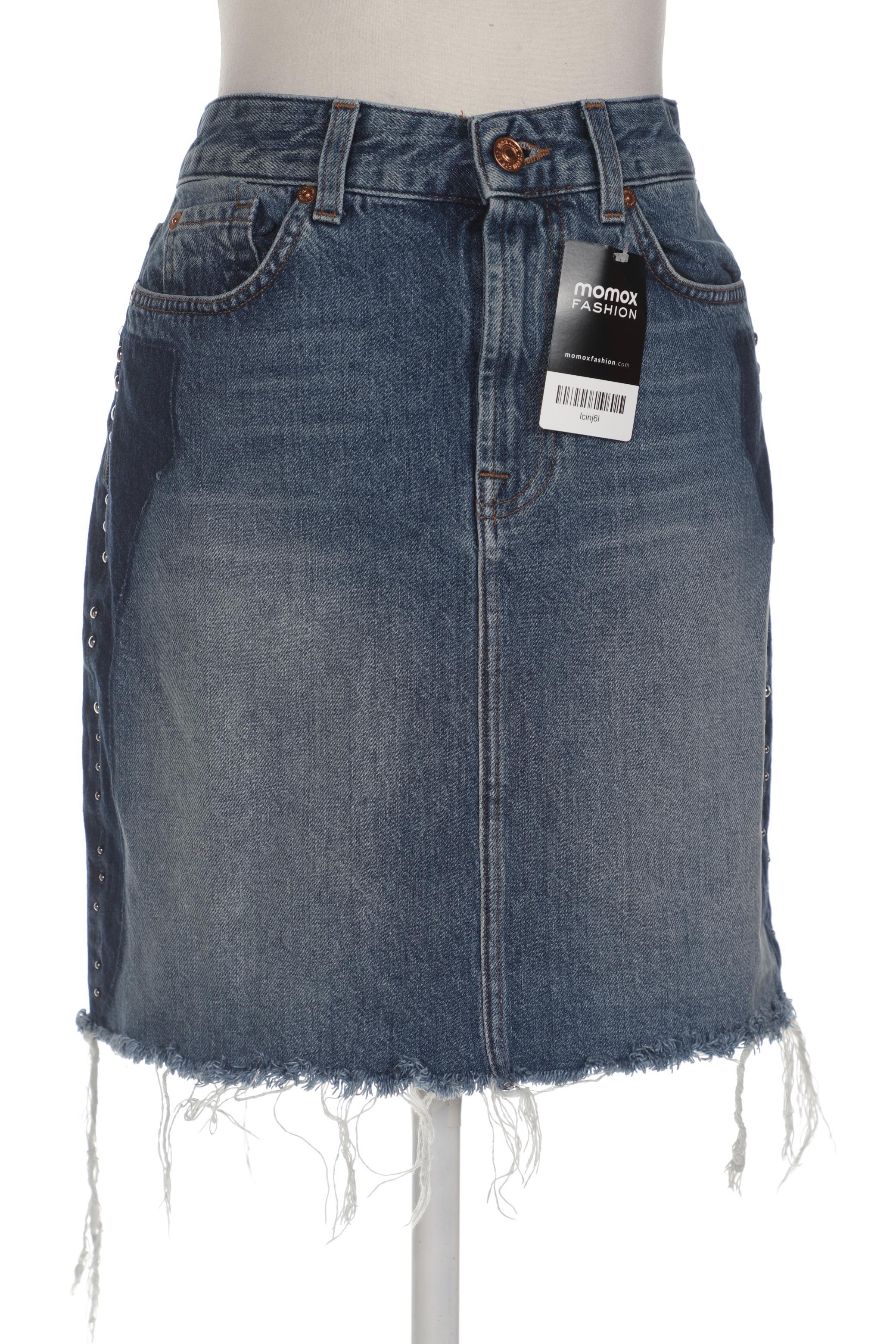 

7 for all mankind Damen Rock, blau, Gr. 29