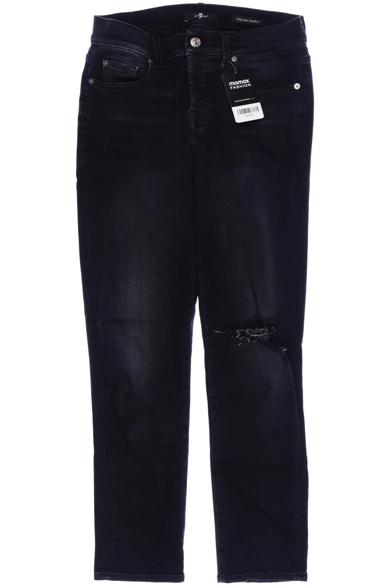 

7 for all mankind Damen Jeans, schwarz, Gr. 25