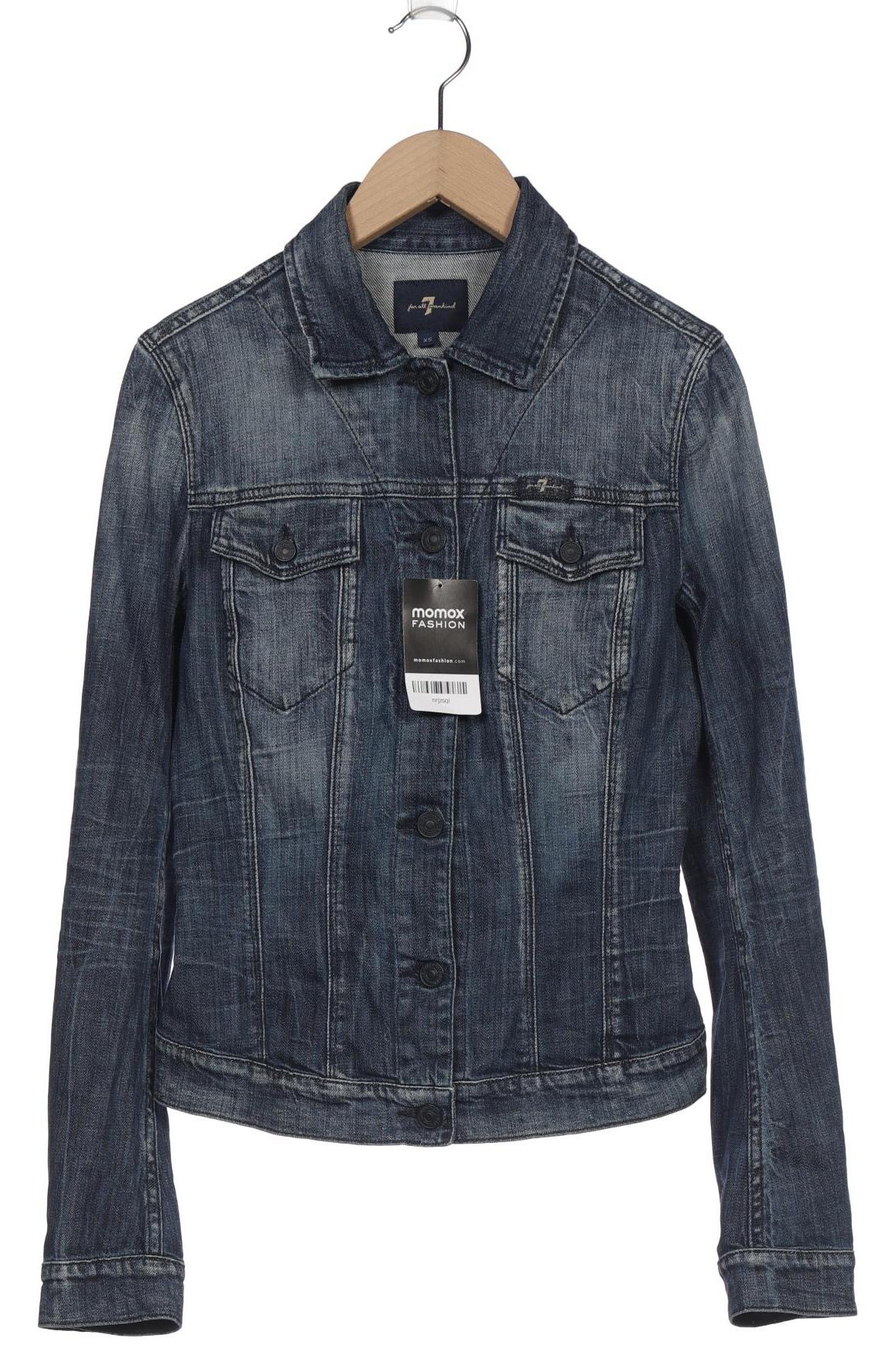 

7 for all mankind Damen Jacke, blau, Gr. 34