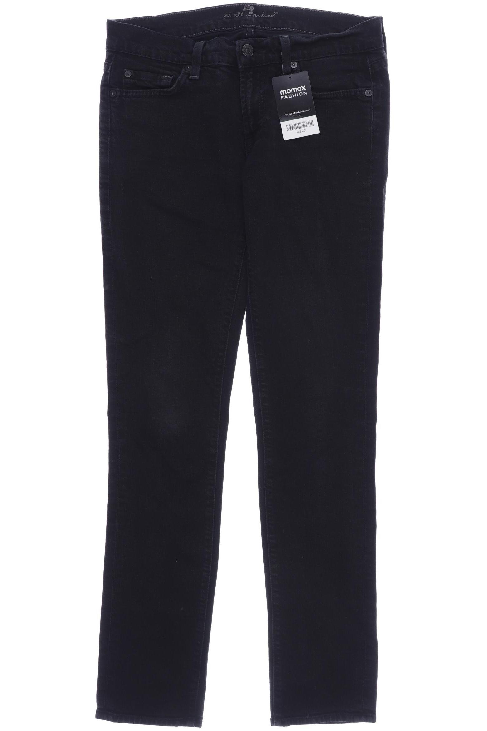 

7 for all mankind Damen Jeans, schwarz