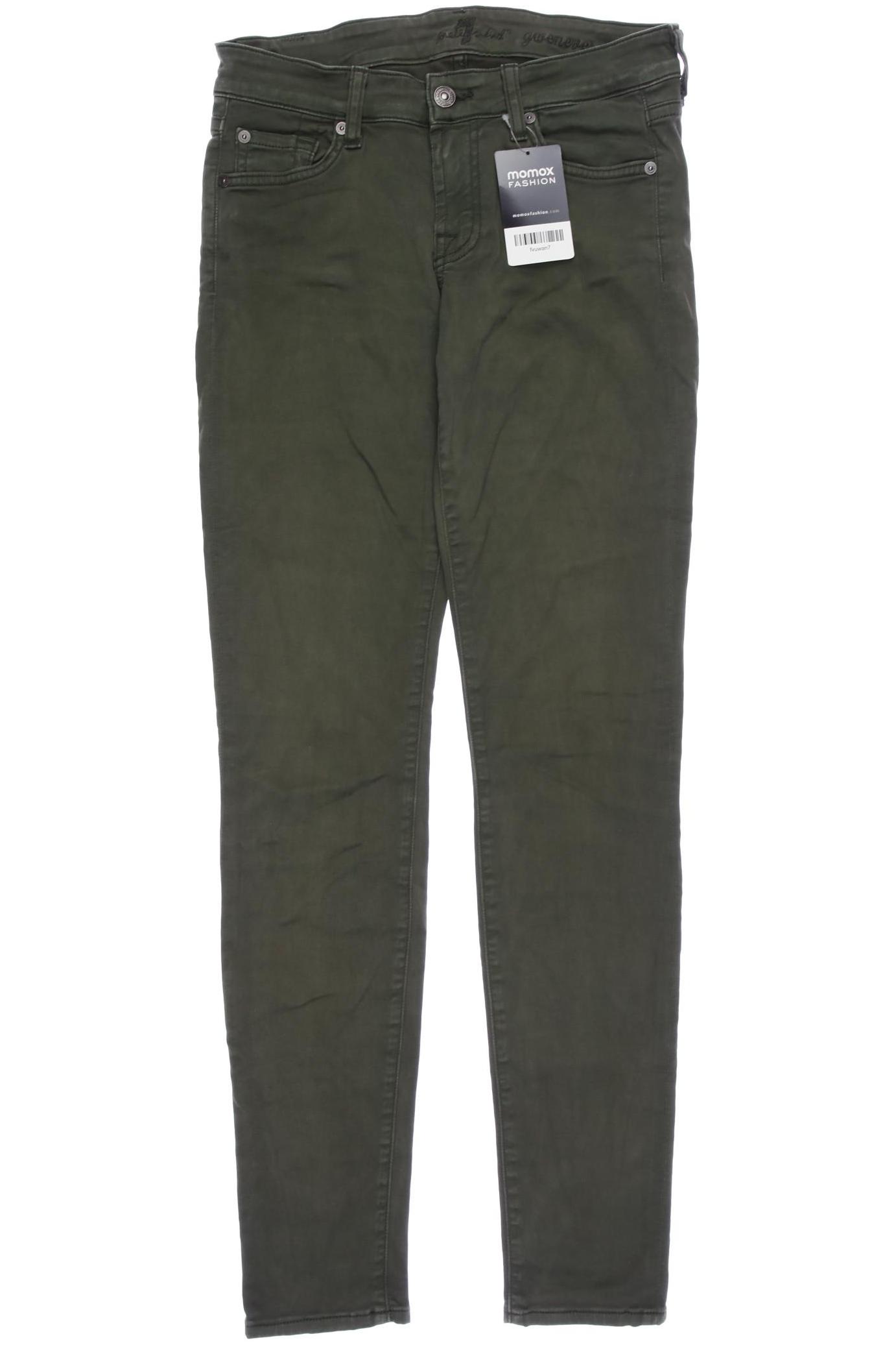 

7 for all mankind Damen Jeans, grün, Gr. 25