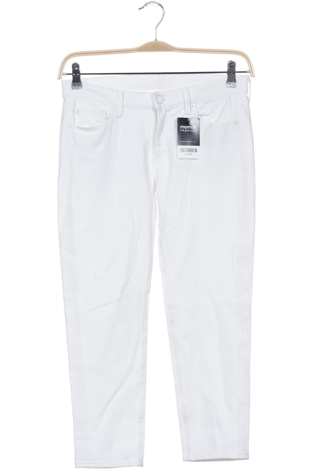

7 for all mankind Damen Jeans, weiß, Gr. 27