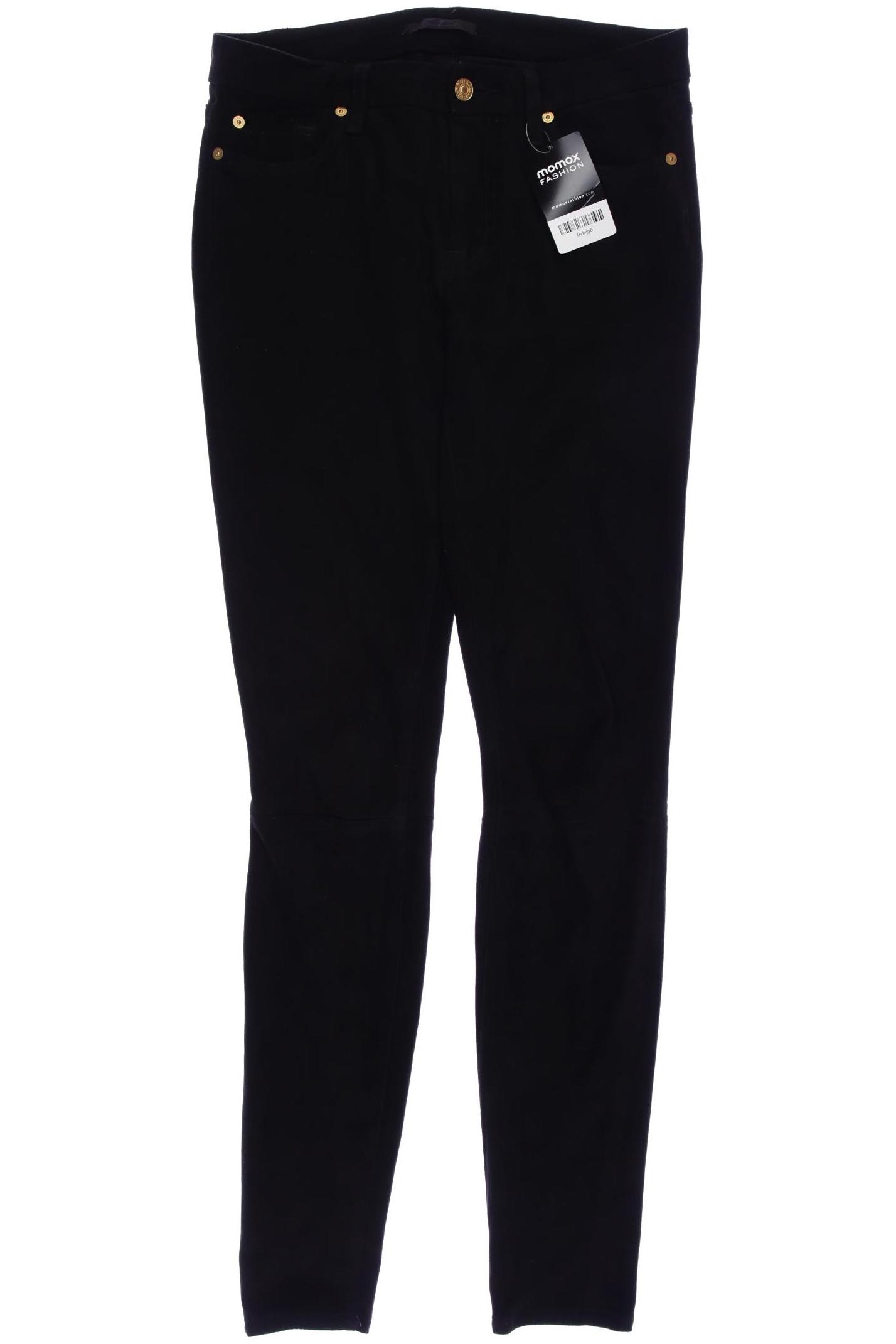 

7 for all mankind Damen Stoffhose, schwarz