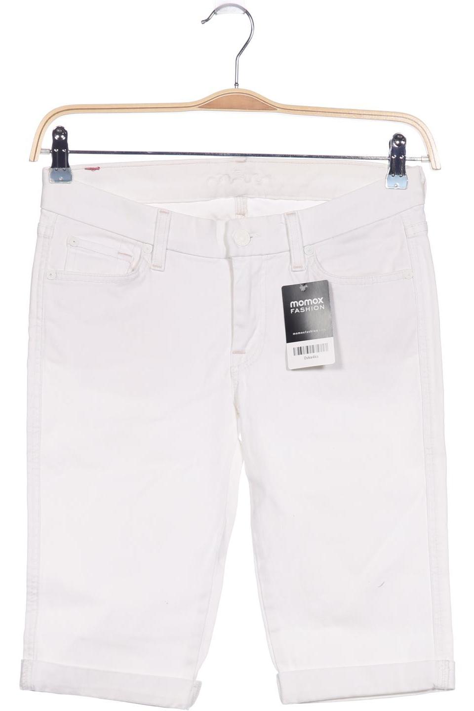 

7 for all mankind Damen Shorts, weiß, Gr. 27