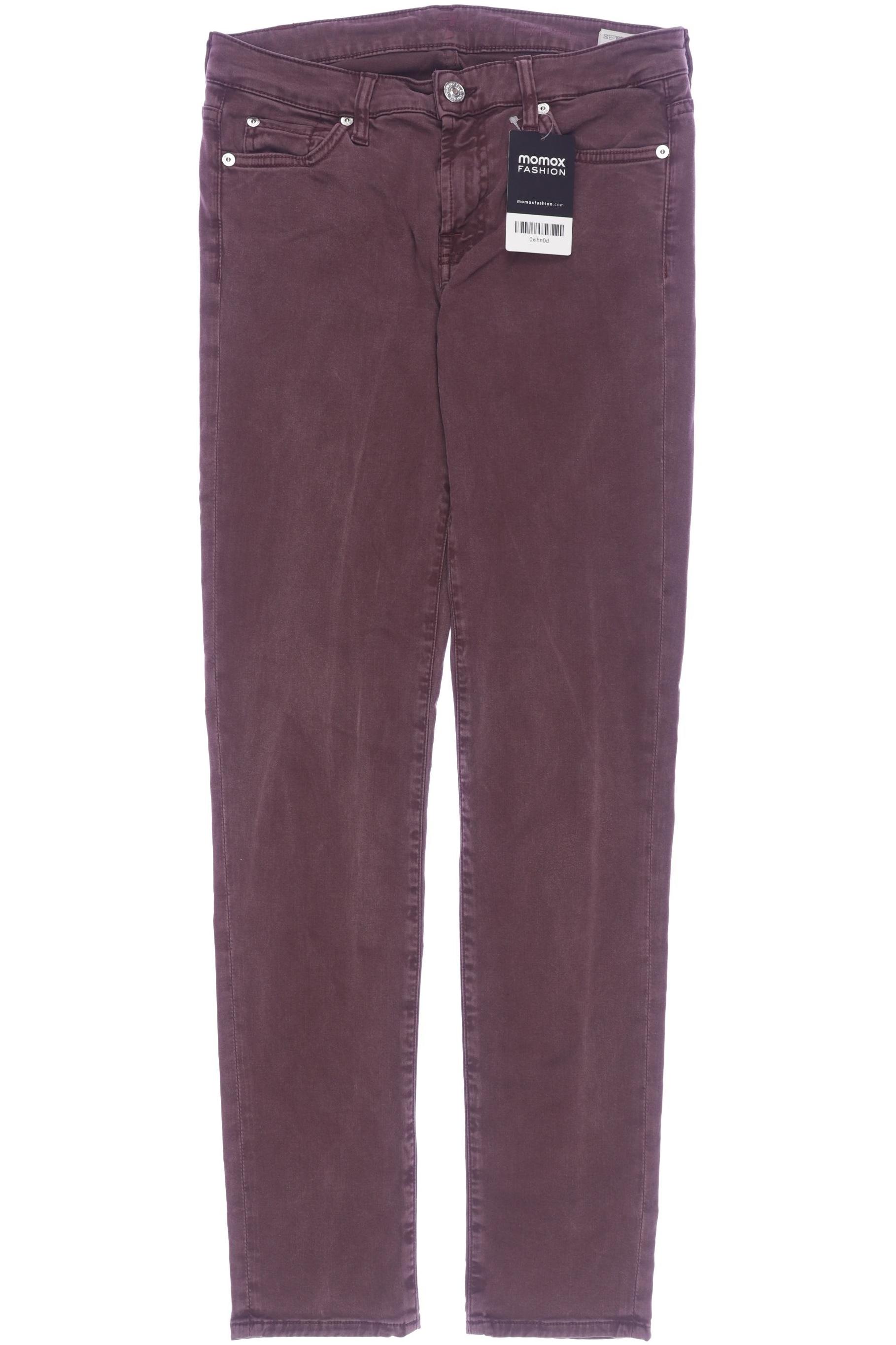 

7 for all mankind Damen Jeans, bordeaux, Gr. 27