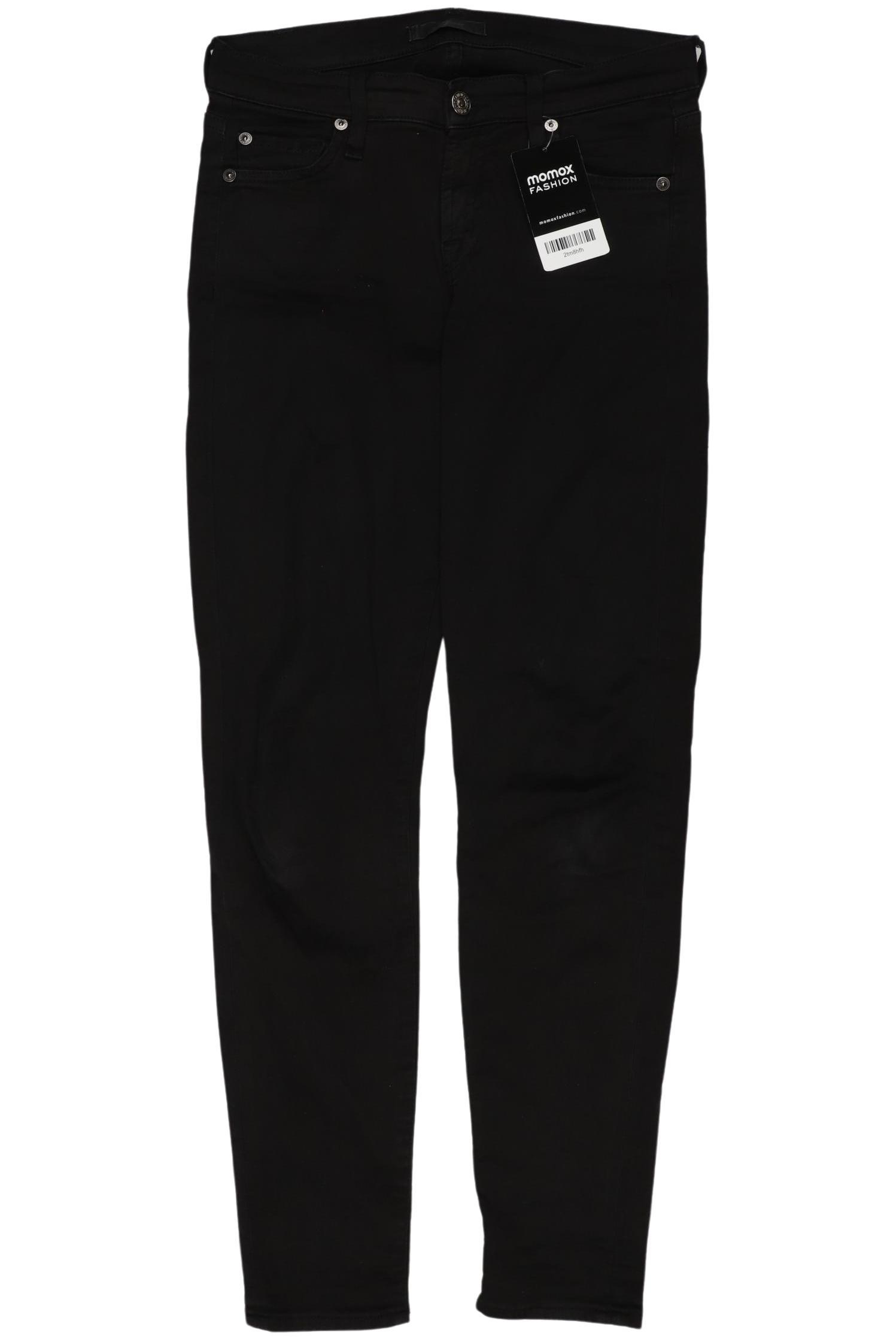 

7 for all mankind Damen Jeans, schwarz, Gr. 24