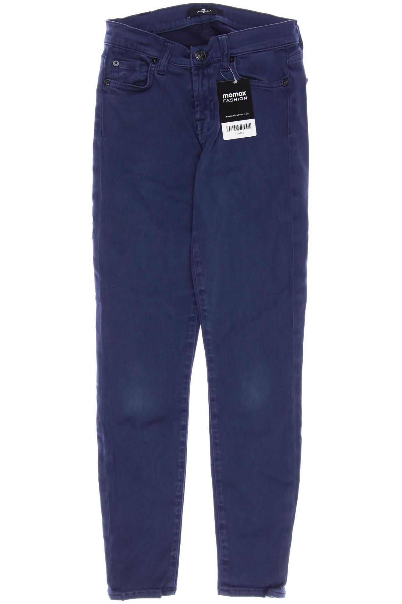 

7 for all mankind Damen Stoffhose, blau, Gr. 25