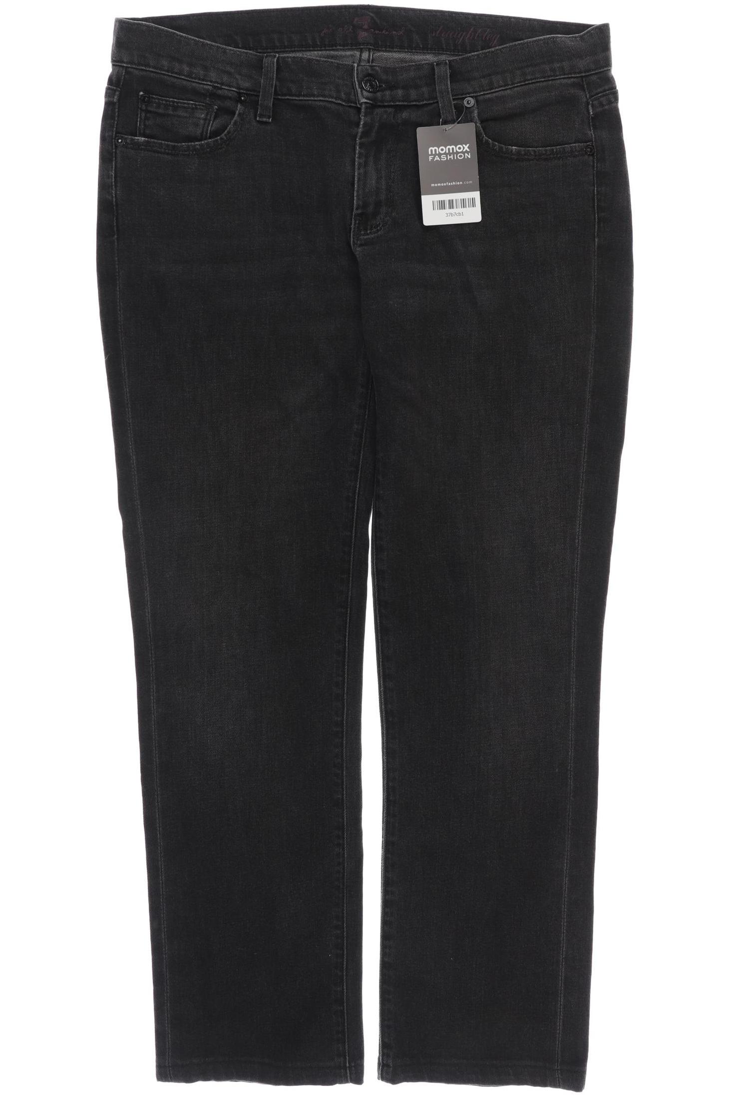 

7 for all mankind Damen Jeans, schwarz, Gr. 30