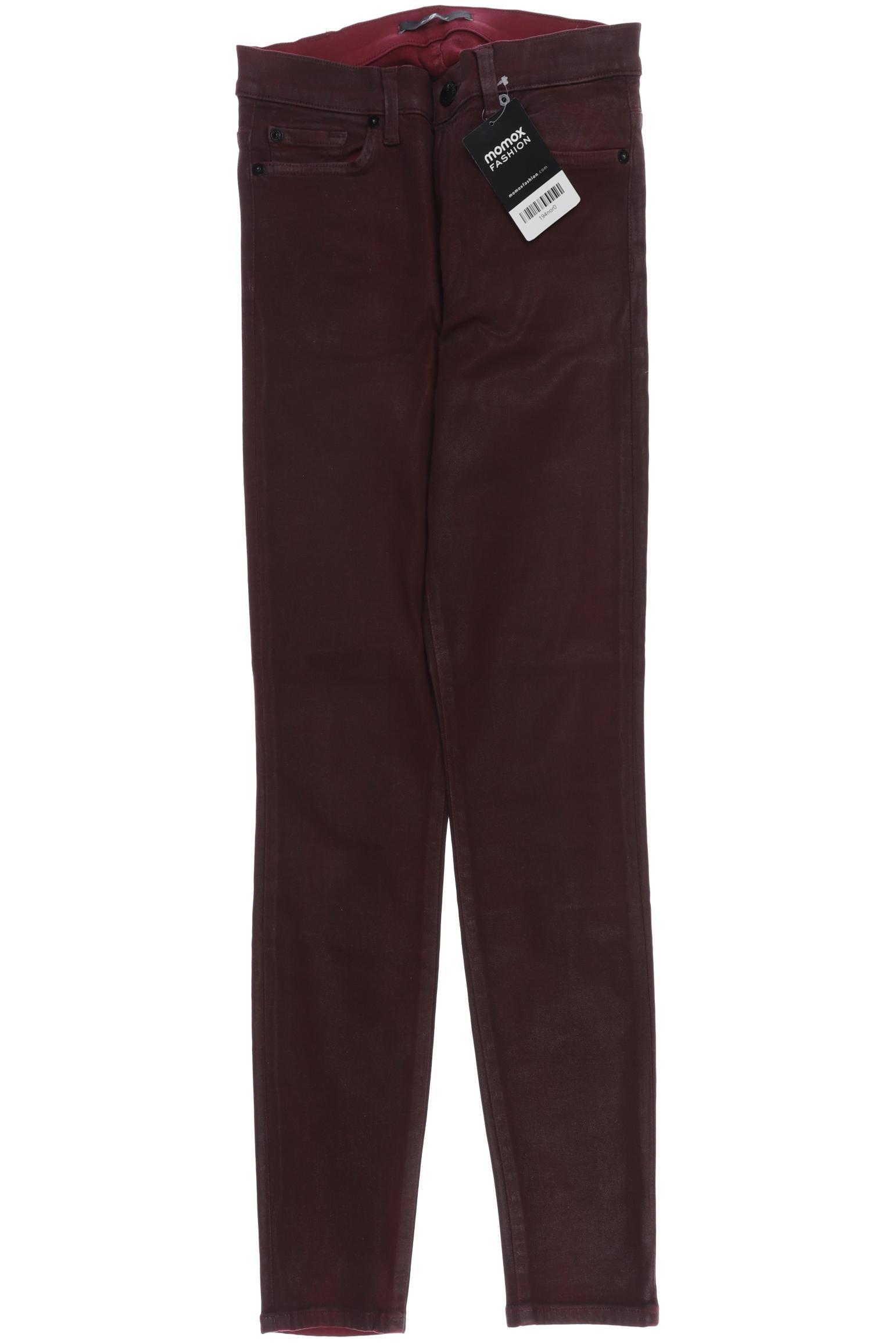 

7 for all mankind Damen Jeans, bordeaux, Gr. 27