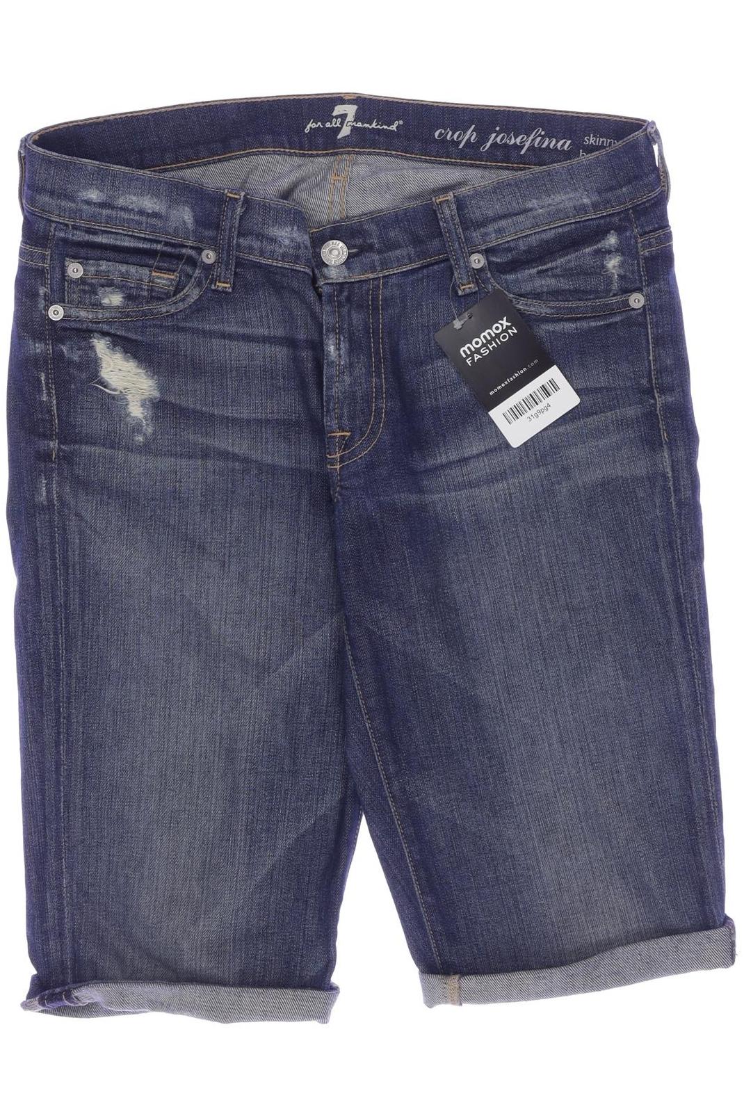 

7 for all mankind Damen Shorts, blau, Gr. 26