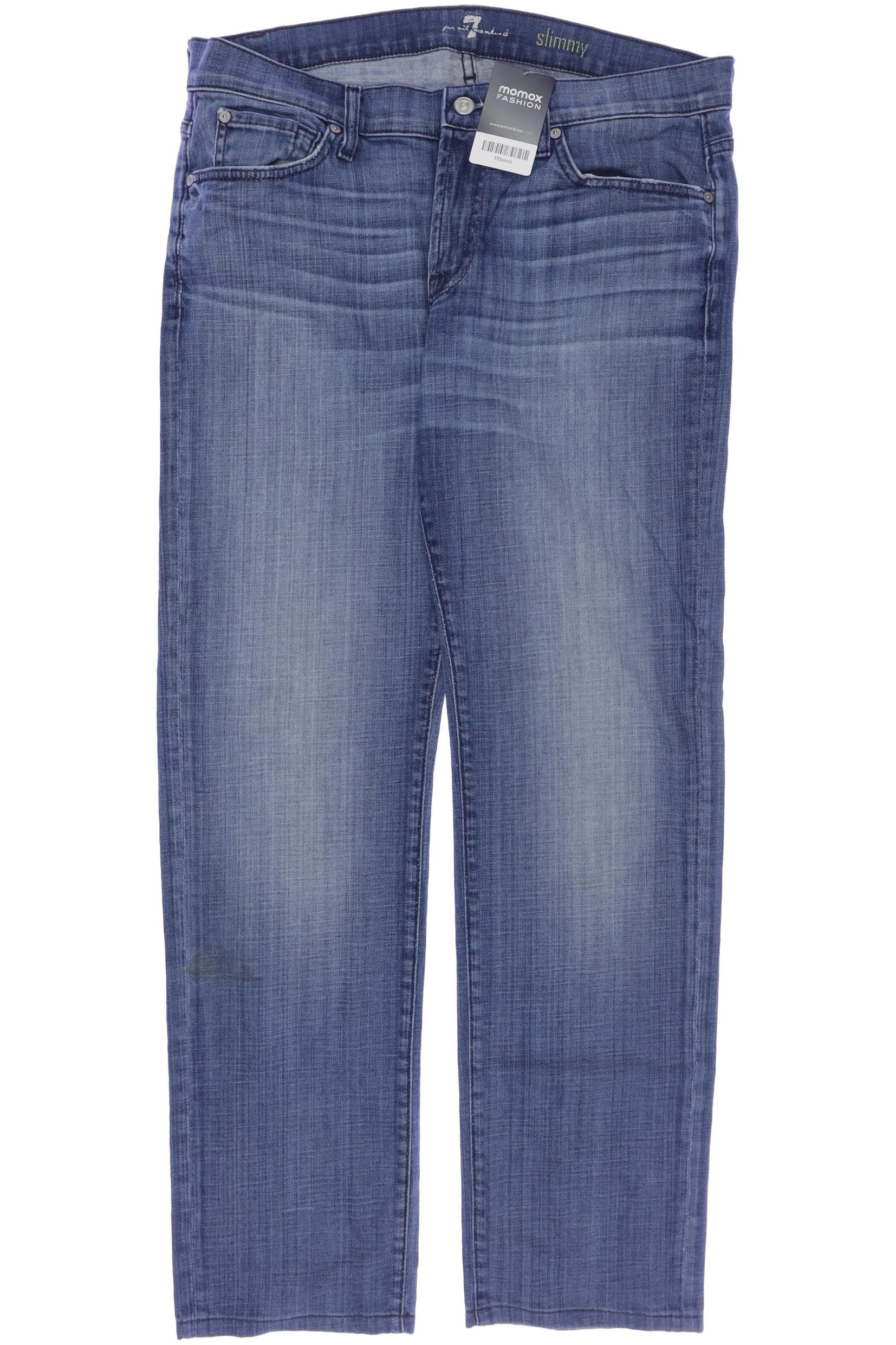 

7 for all mankind Herren Jeans, blau, Gr. 34