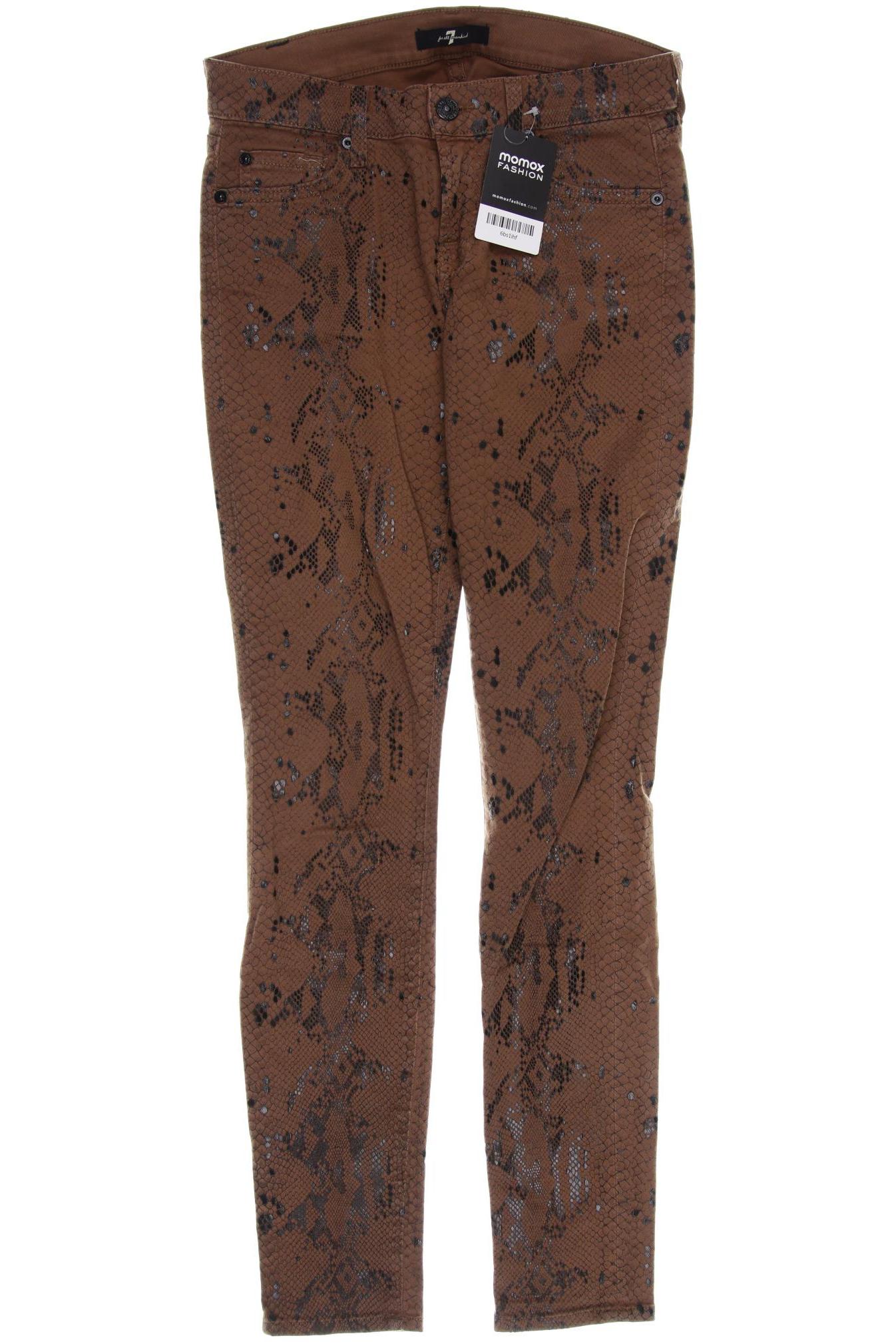 

7 for all mankind Damen Stoffhose, braun
