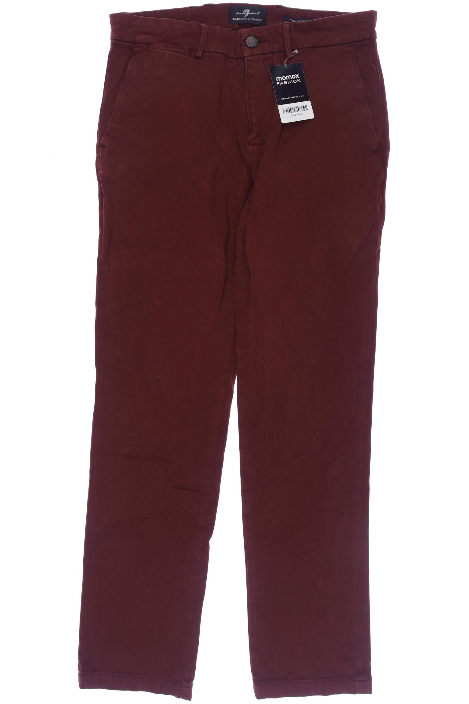 

7 for all mankind Herren Stoffhose, braun, Gr. 31