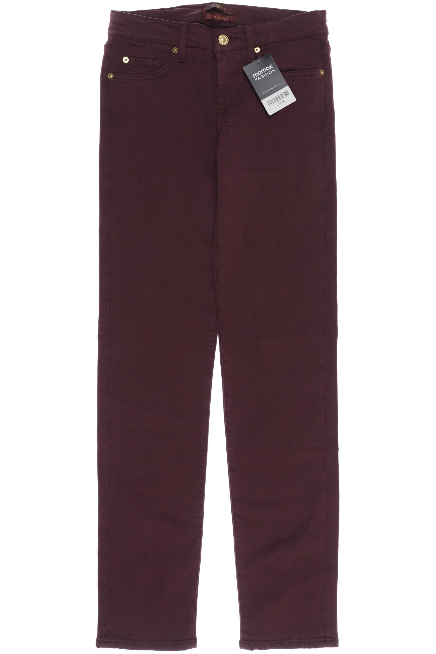 

7 for all mankind Damen Jeans, bordeaux, Gr. 28