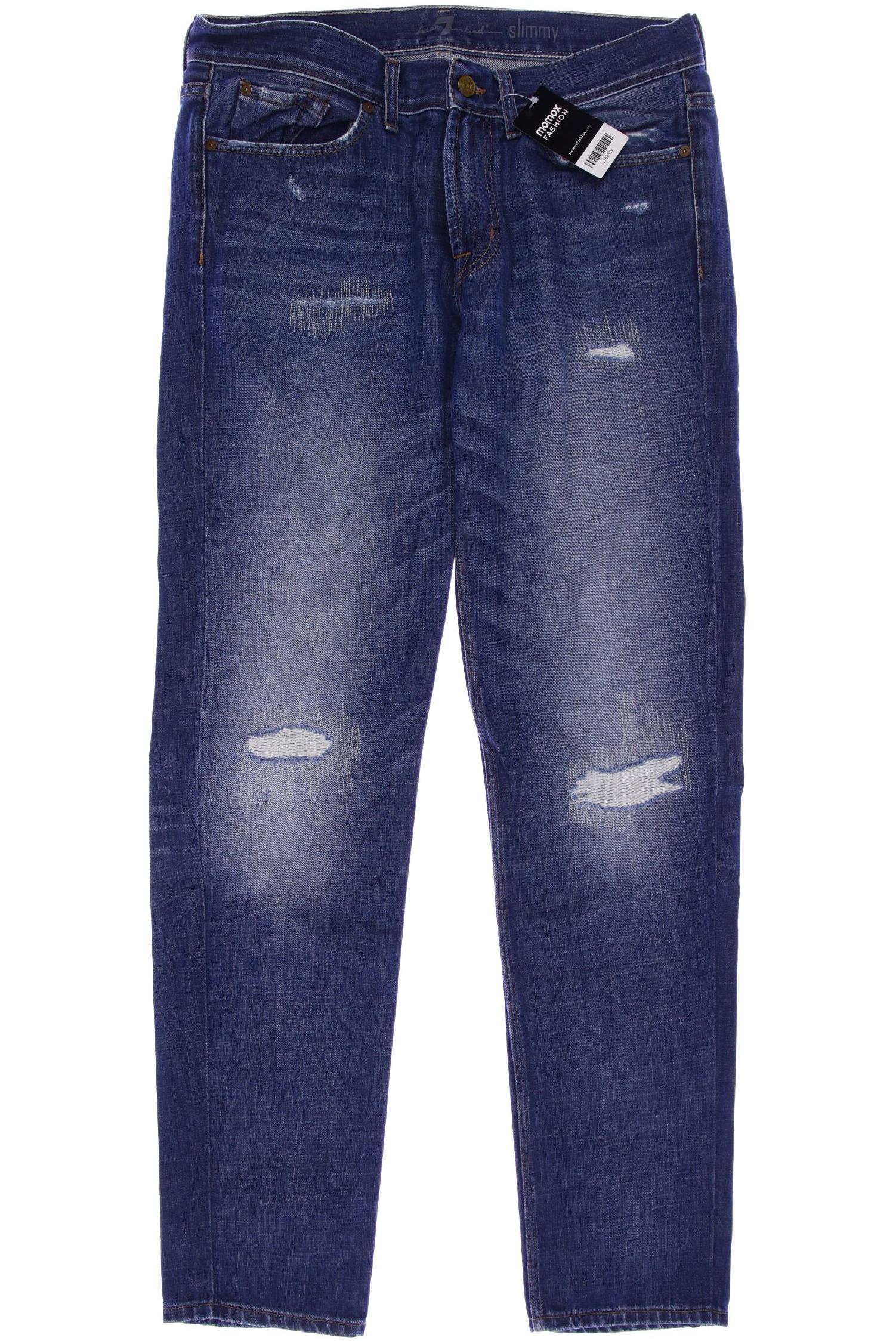 

7 for all mankind Herren Jeans, blau, Gr. 52