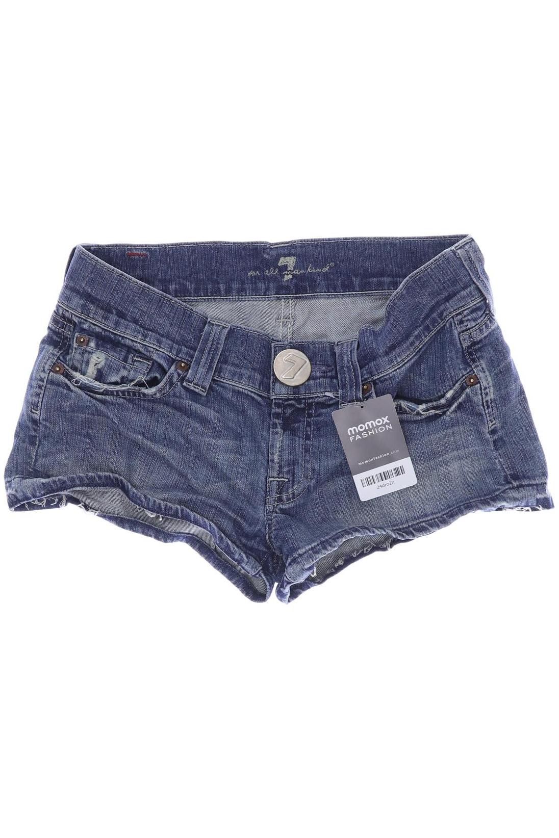 

7 for all mankind Damen Shorts, blau