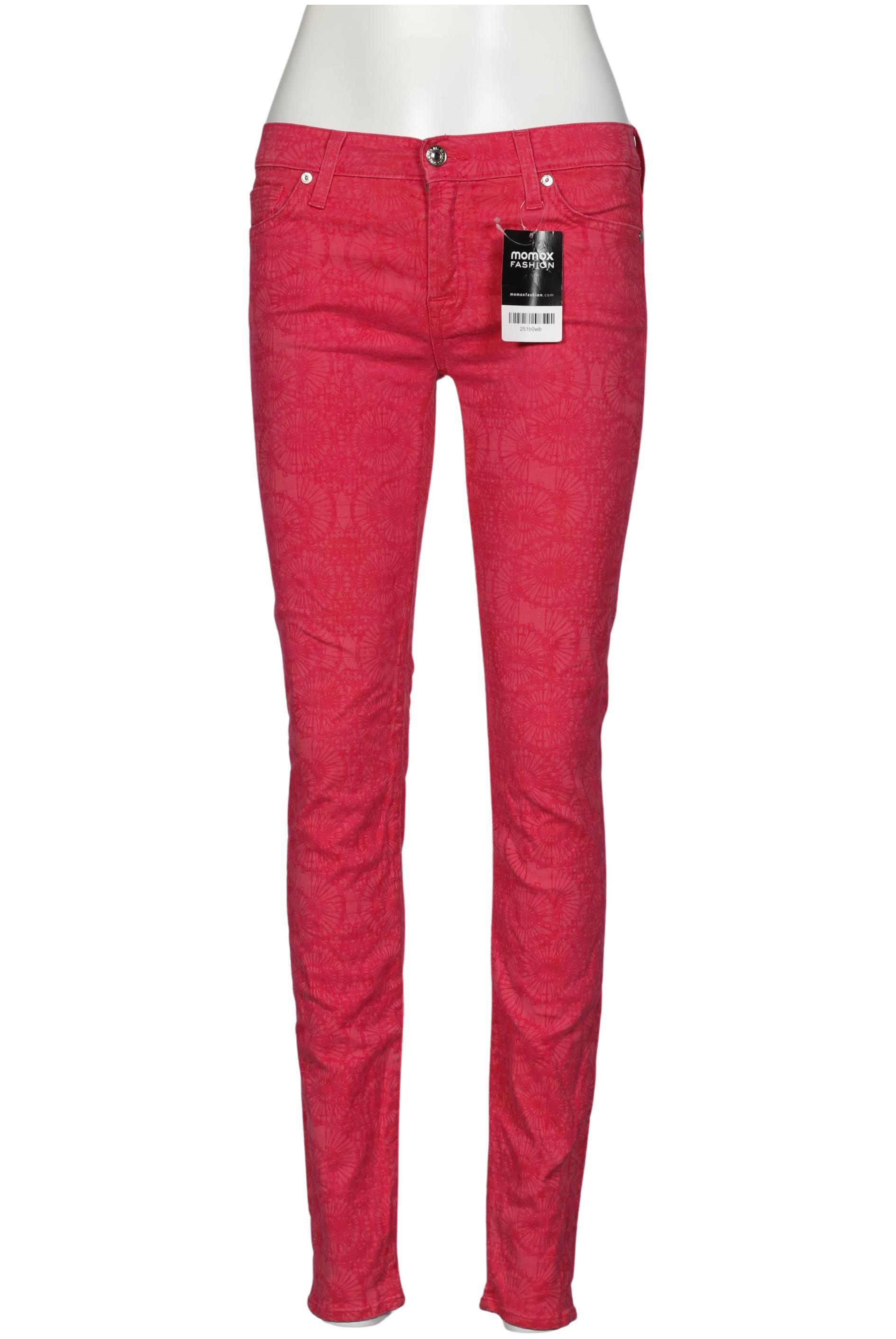 

7 for all mankind Damen Jeans, rot, Gr. 27