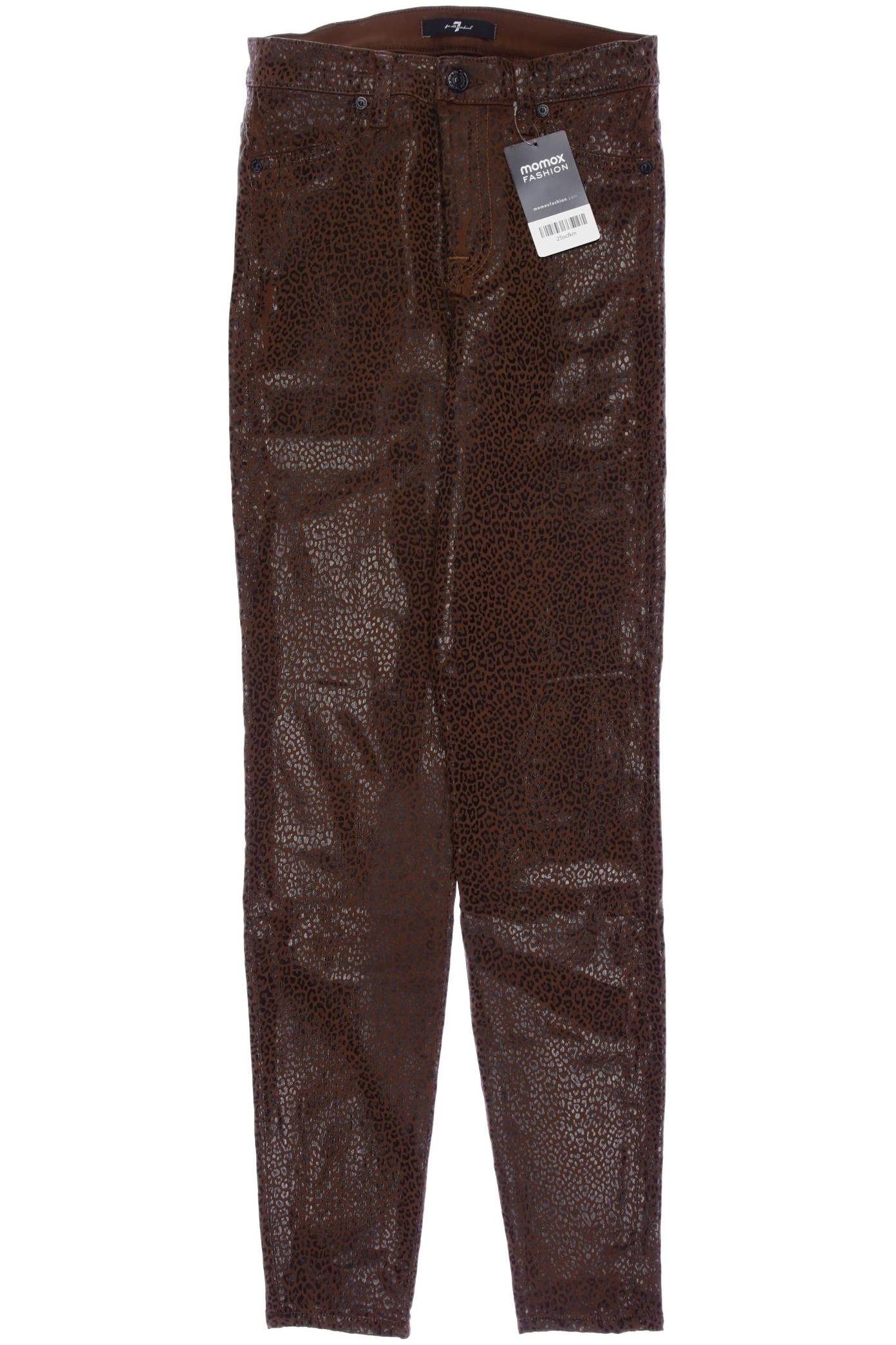 

7 for all mankind Damen Stoffhose, braun, Gr. 26