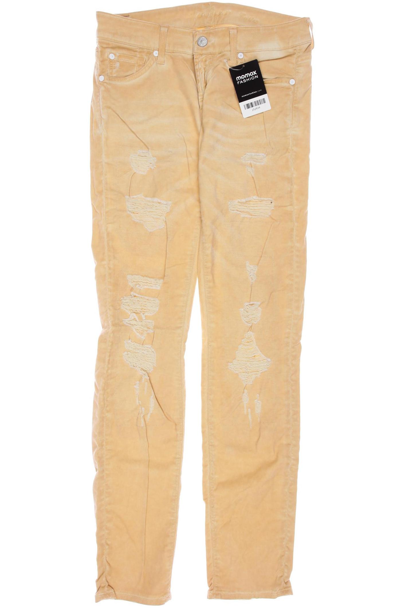 

7 for all mankind Damen Jeans, orange, Gr. 28