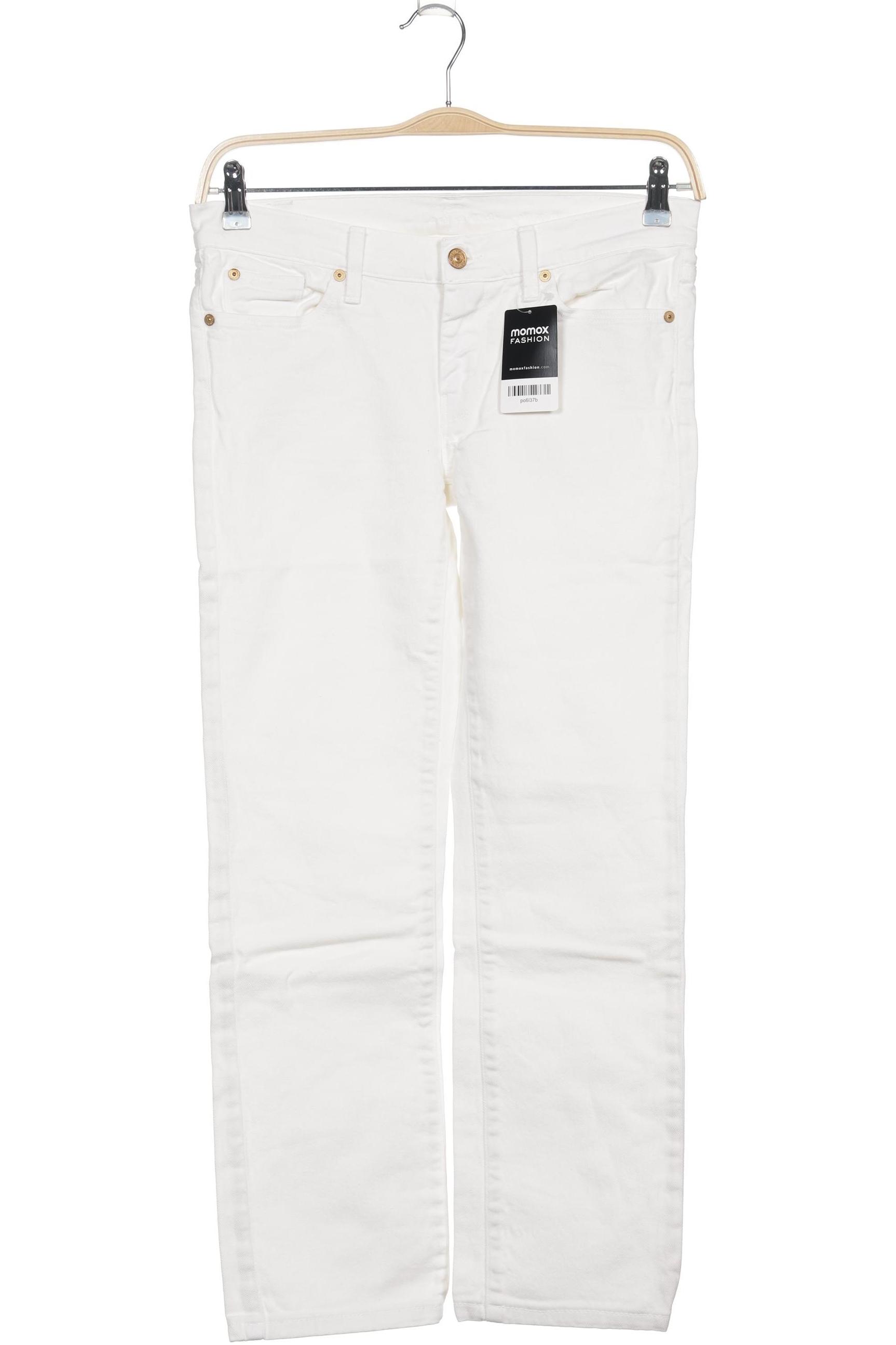 

7 for all mankind Damen Jeans, weiß, Gr. 29