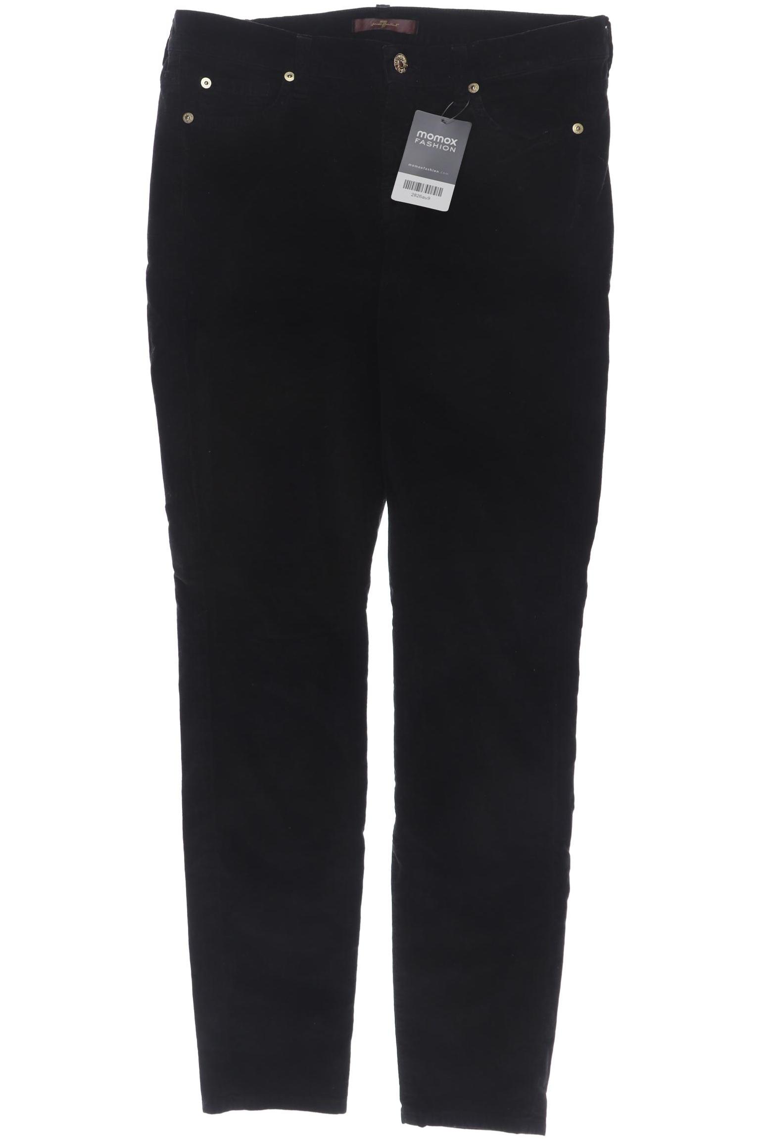 

7 for all mankind Damen Stoffhose, schwarz