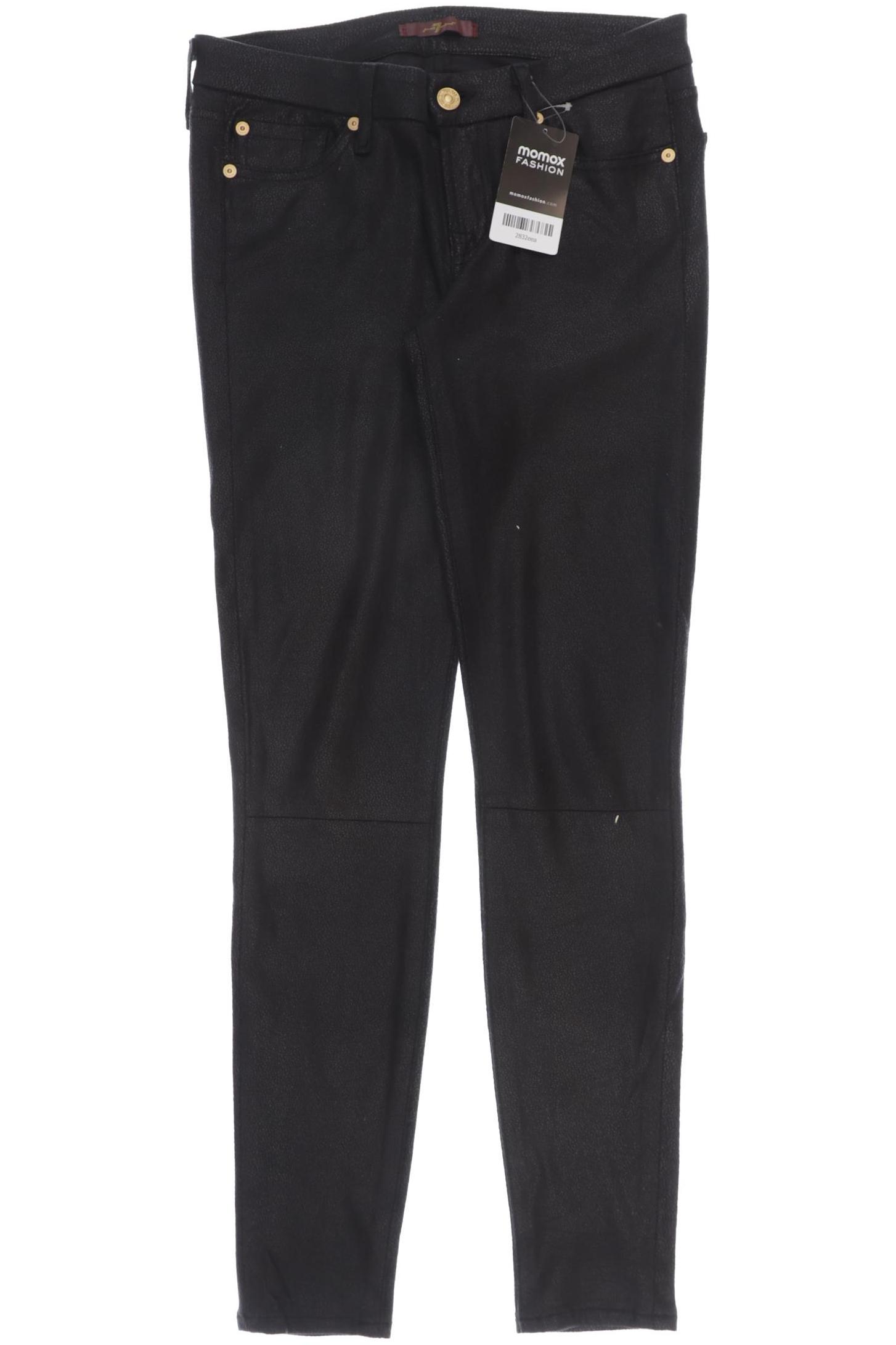 

7 for all mankind Damen Stoffhose, schwarz, Gr. 26