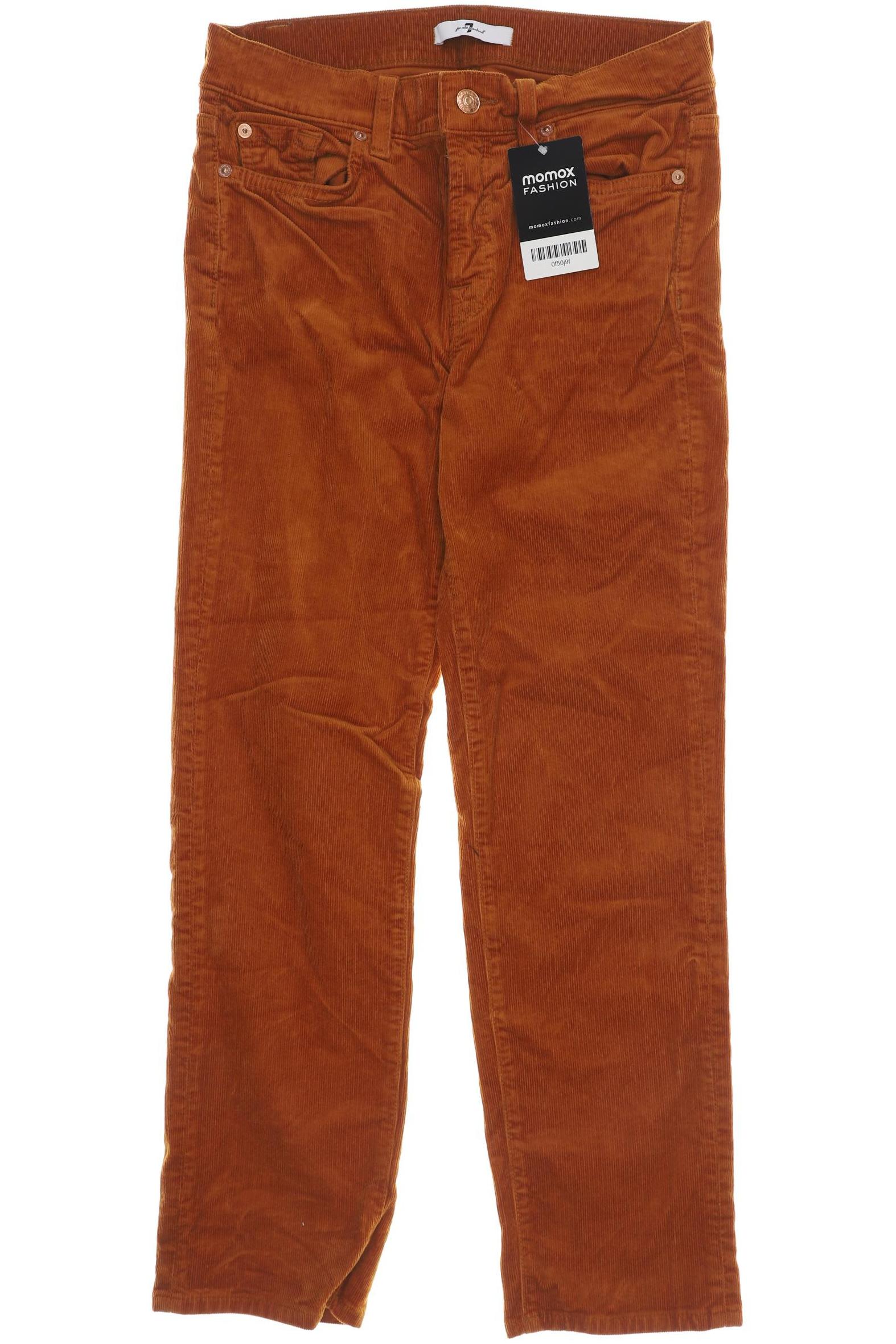 

7 for all mankind Damen Stoffhose, orange, Gr. 36