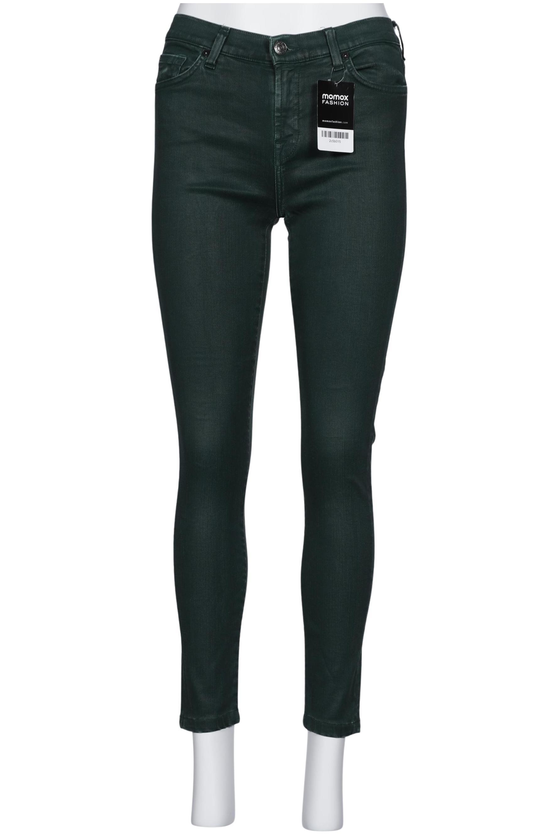 

7 for all mankind Damen Jeans, grün, Gr. 29